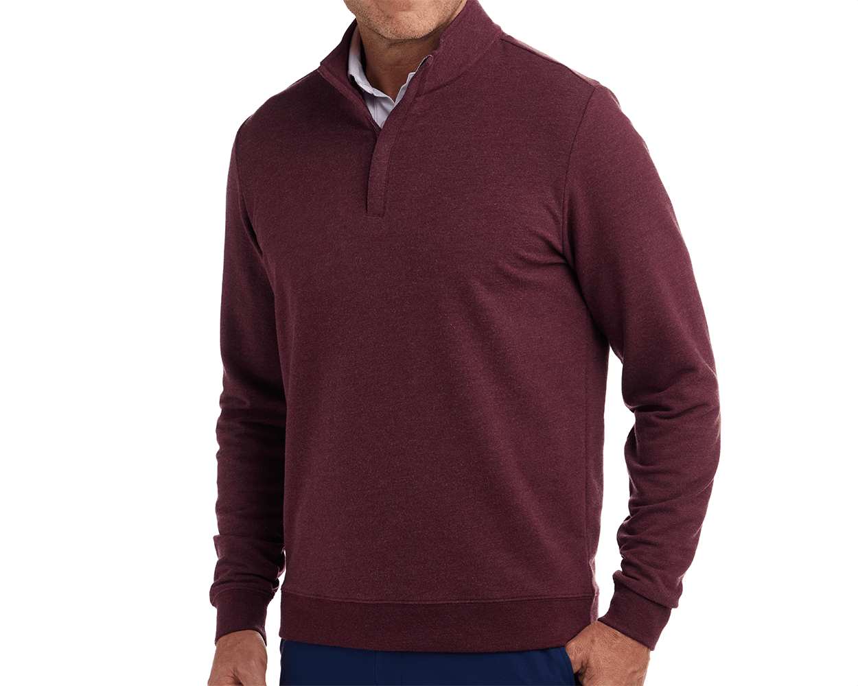 The Harper Pullover Dark Claret