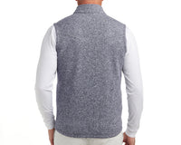 The Ashby Vest Heathered Navy