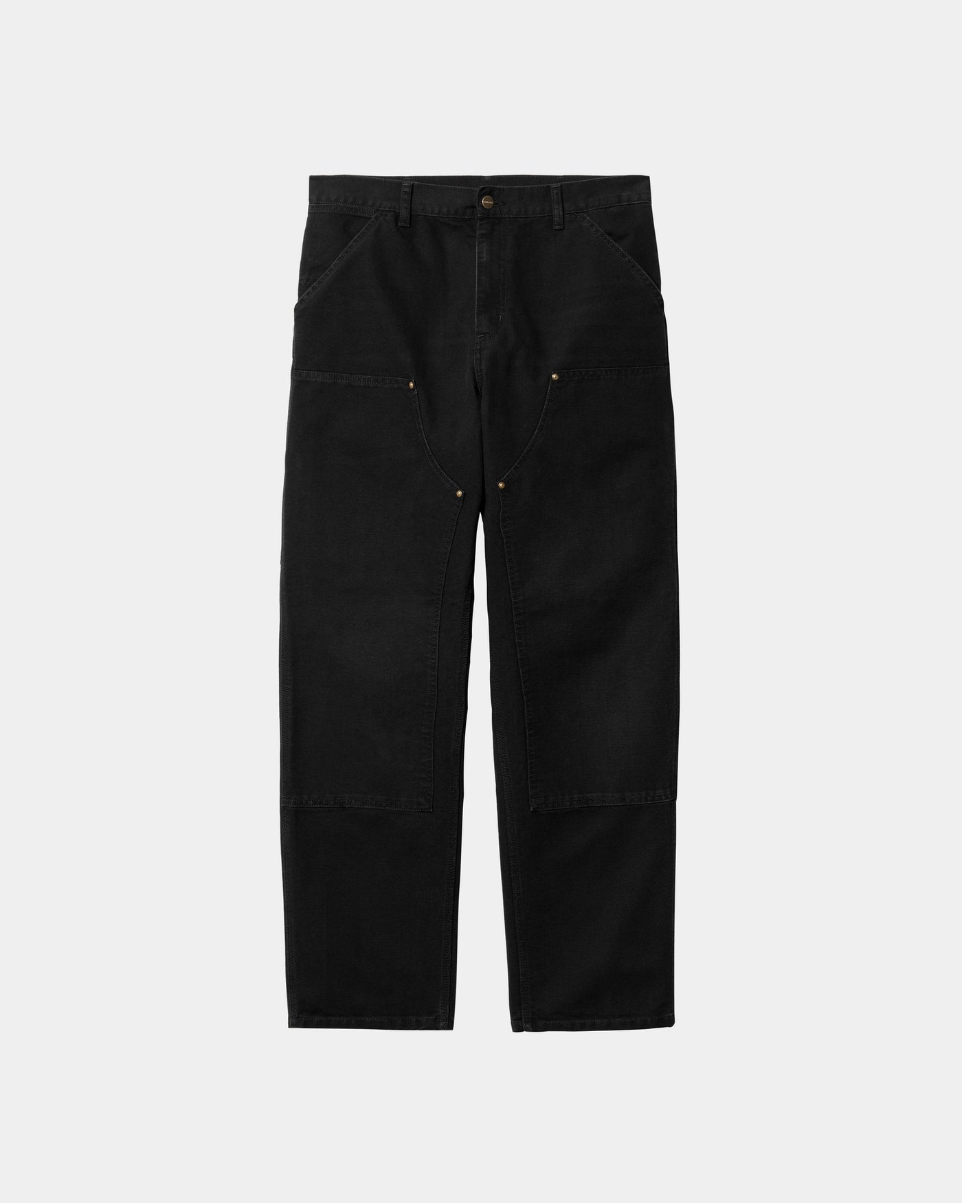 Double Knee Pant in Black