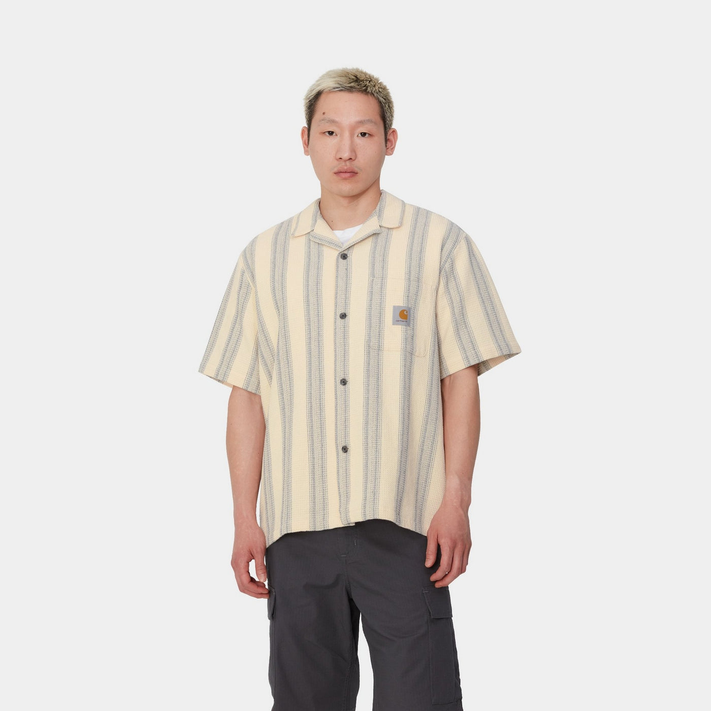 Dodson Shirt Natural Dodson Stripe