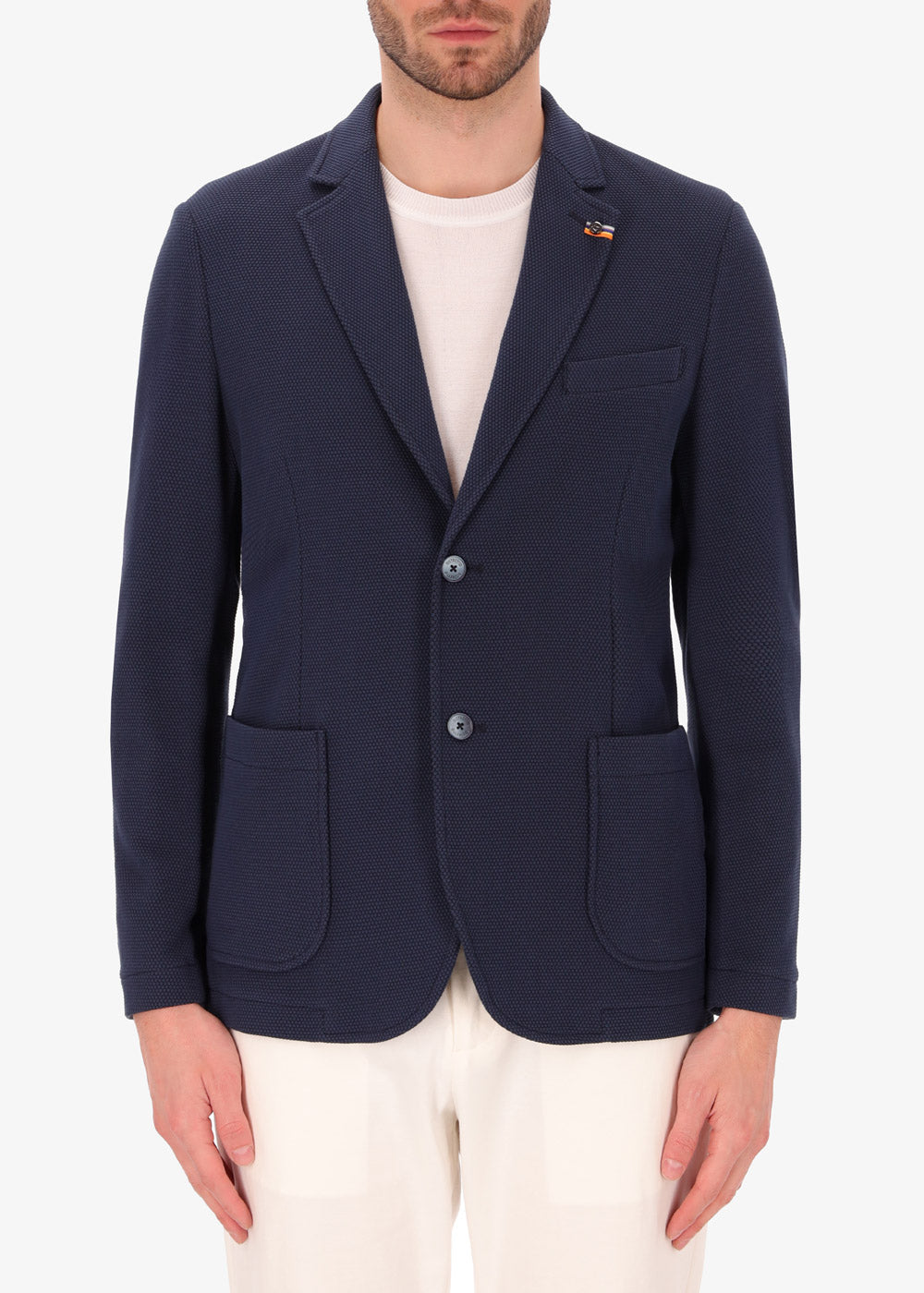 Clay Dot Weave Sportcoat Blue