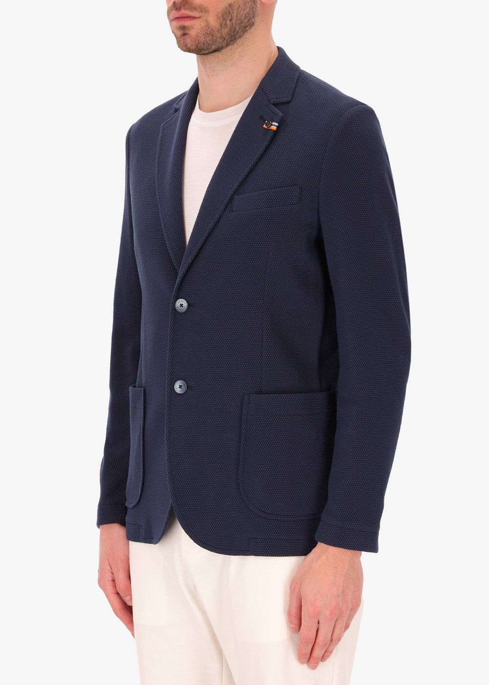 Clay Dot Weave Sportcoat Blue