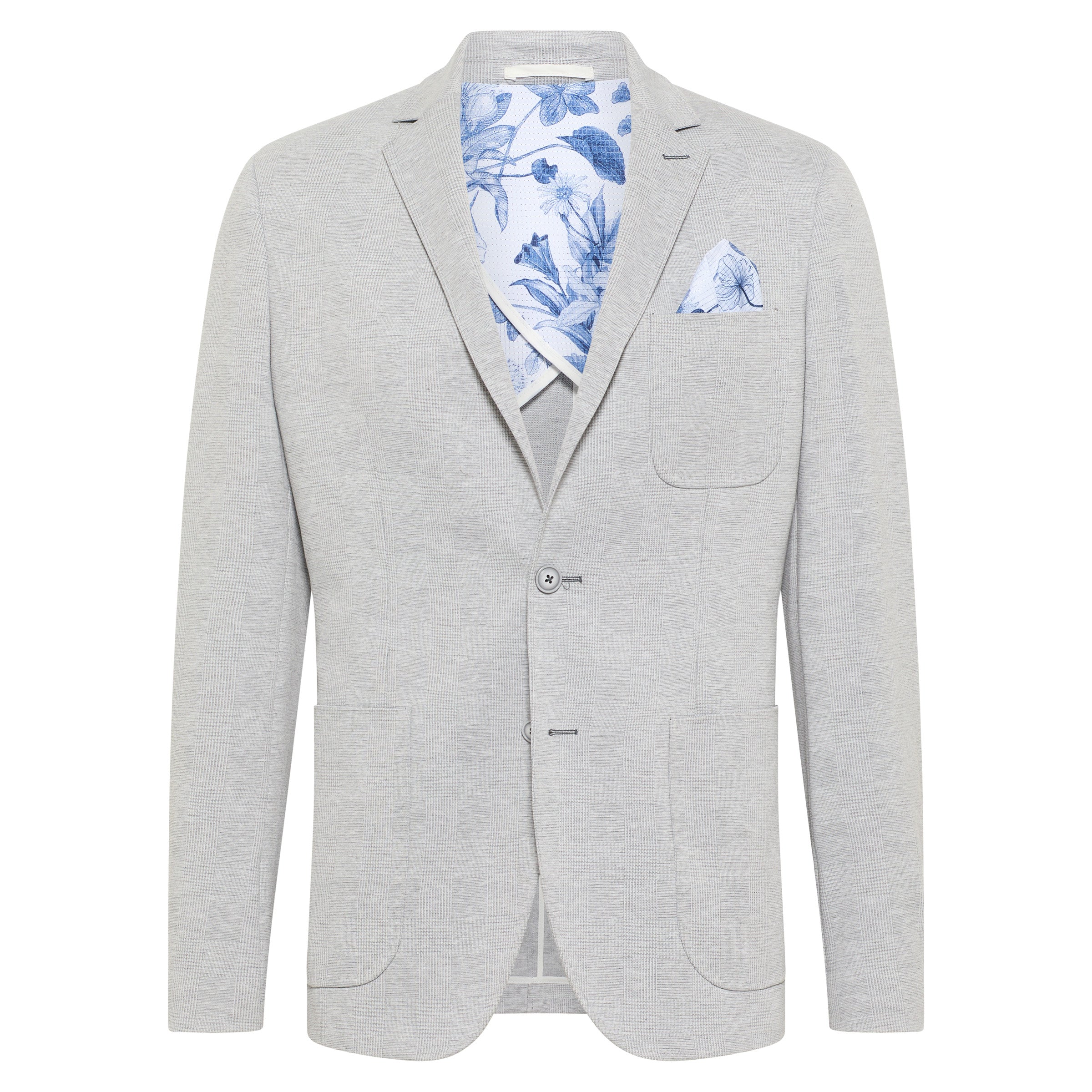 Blazer in Herringbone Stretch