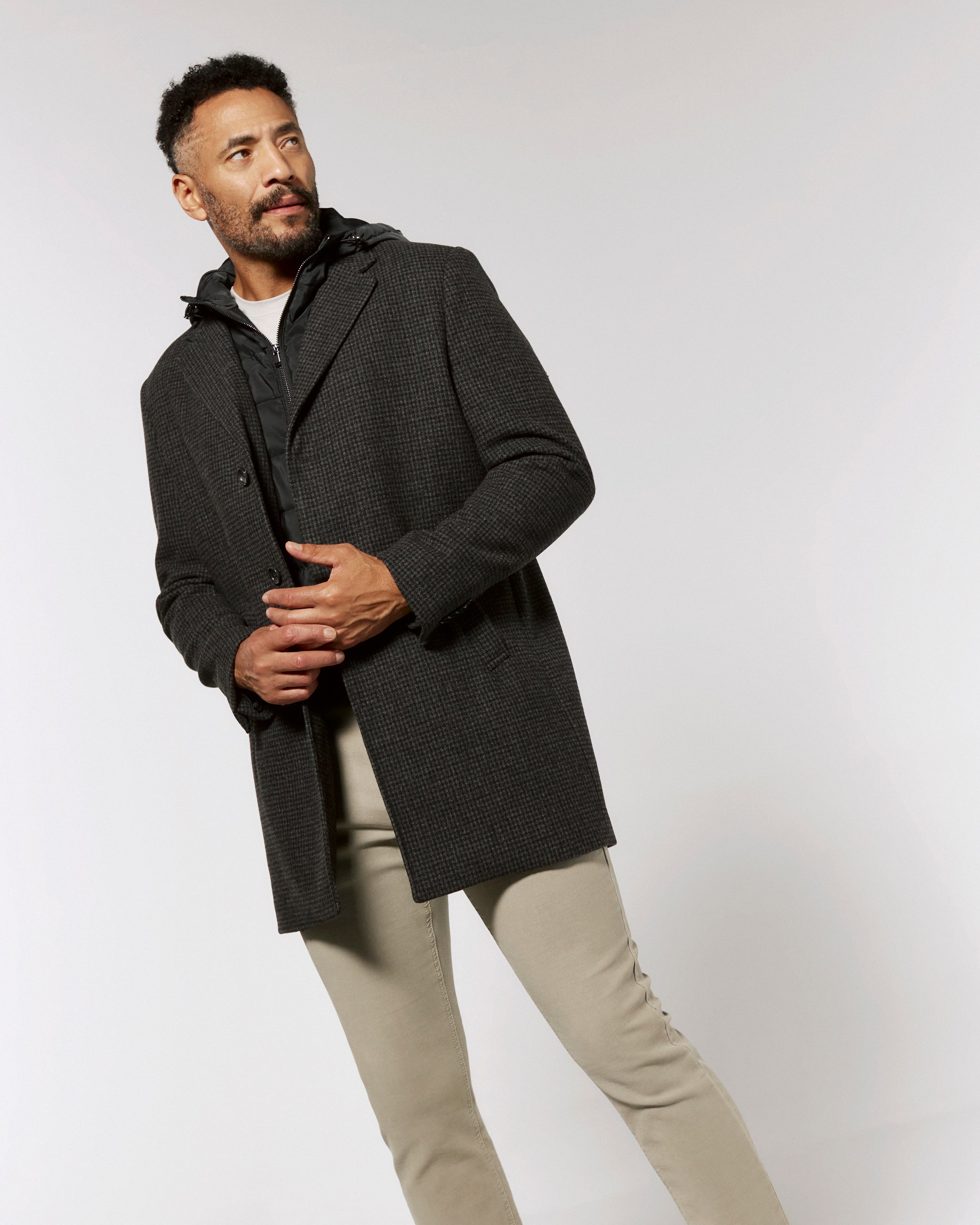 The Midtown Overcoat in Charcoal