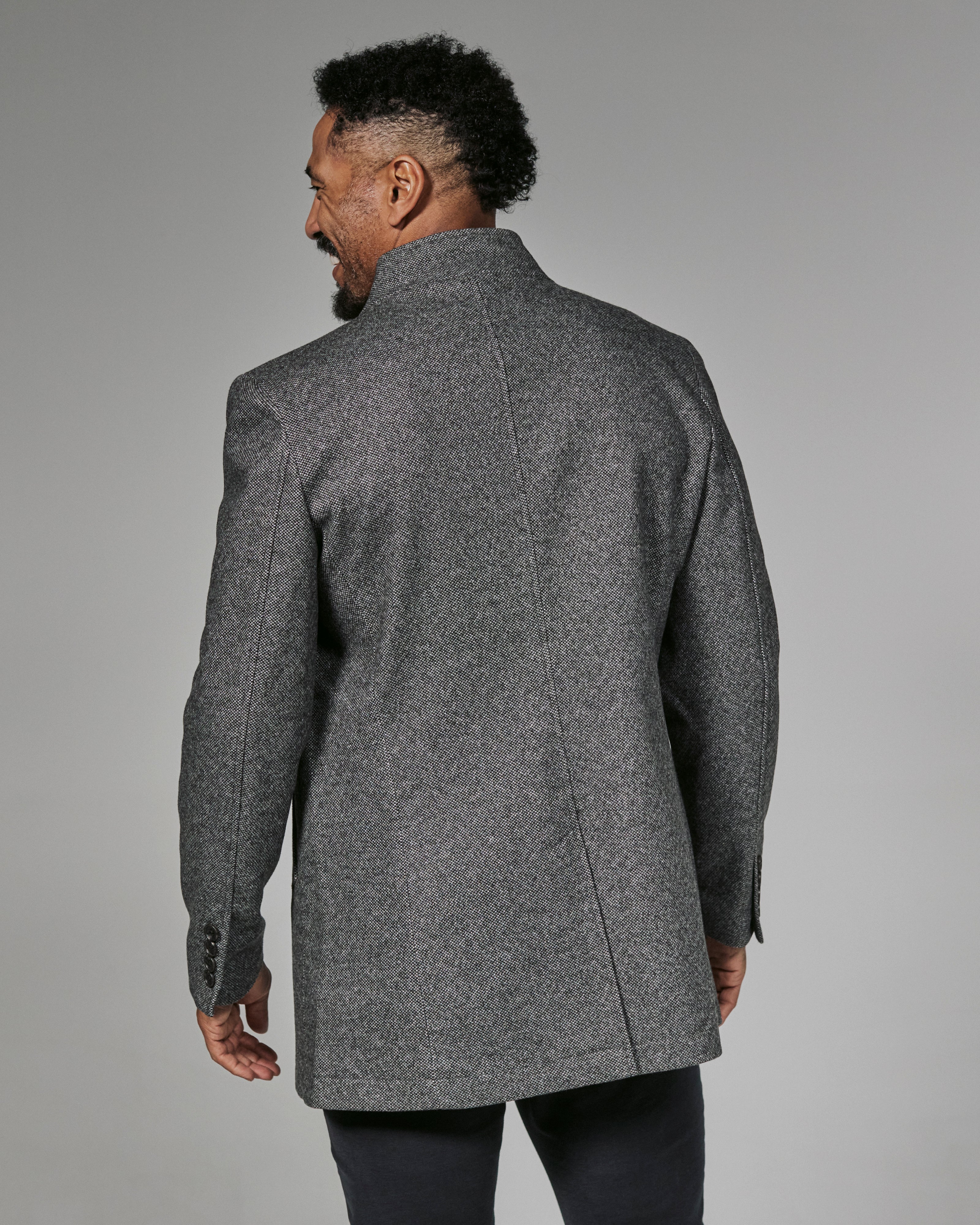 The Classic Overcoat in Iron