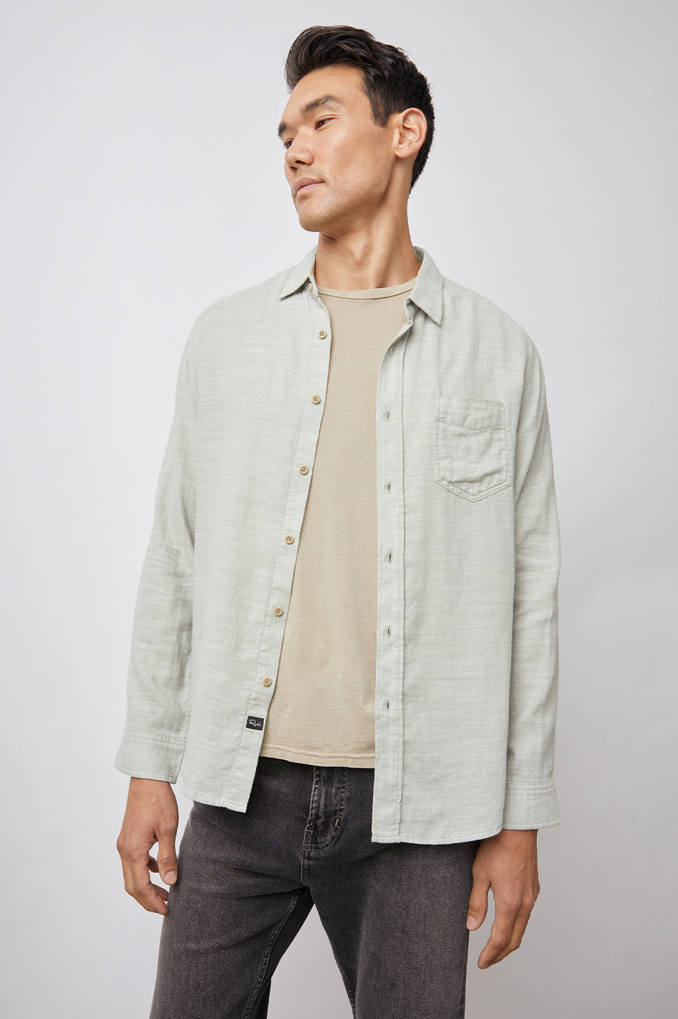 Wyatt Long Sleeve Shirt - Sage