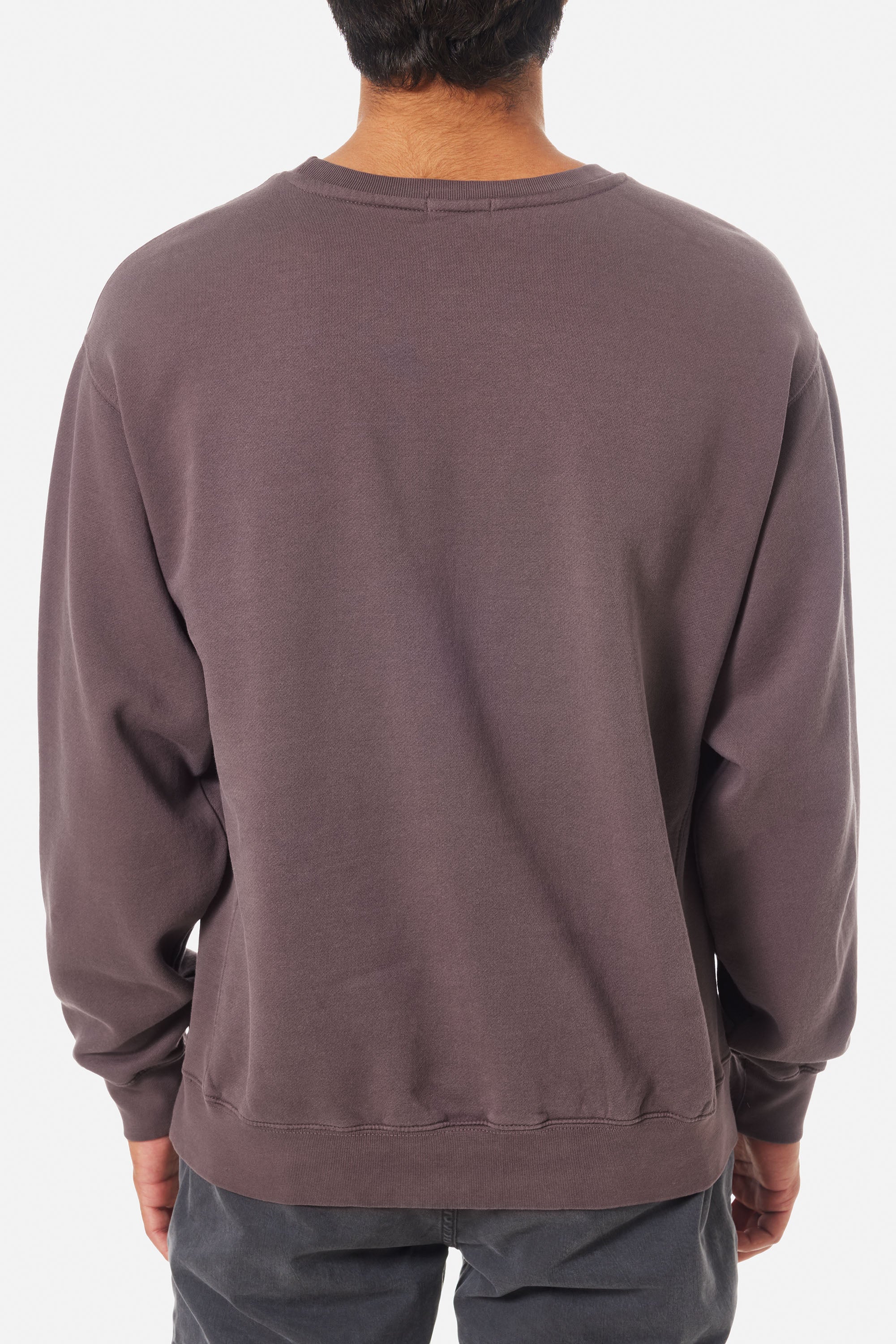 Embroidered Crewneck Dark Auralite