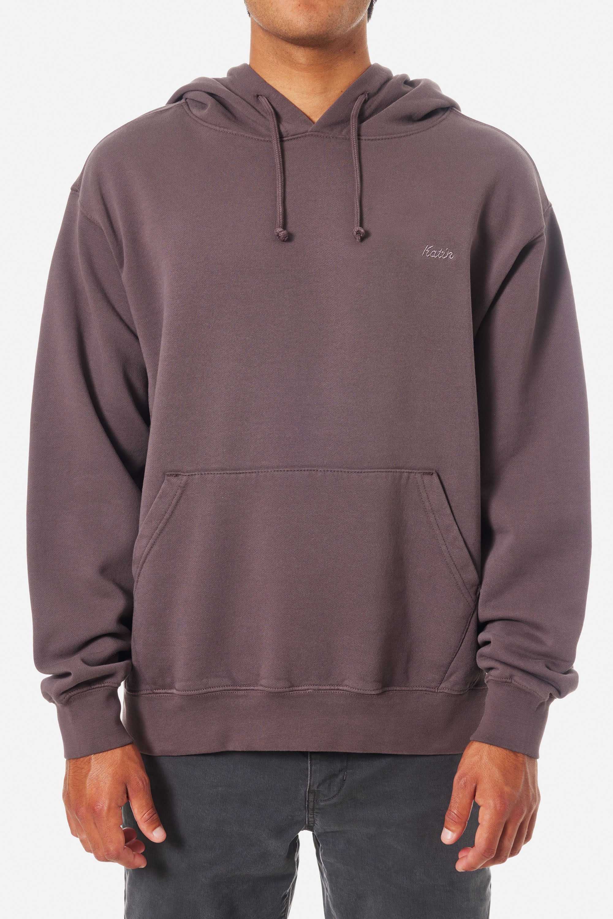 Embroidered Hoodie, Dark Auralite