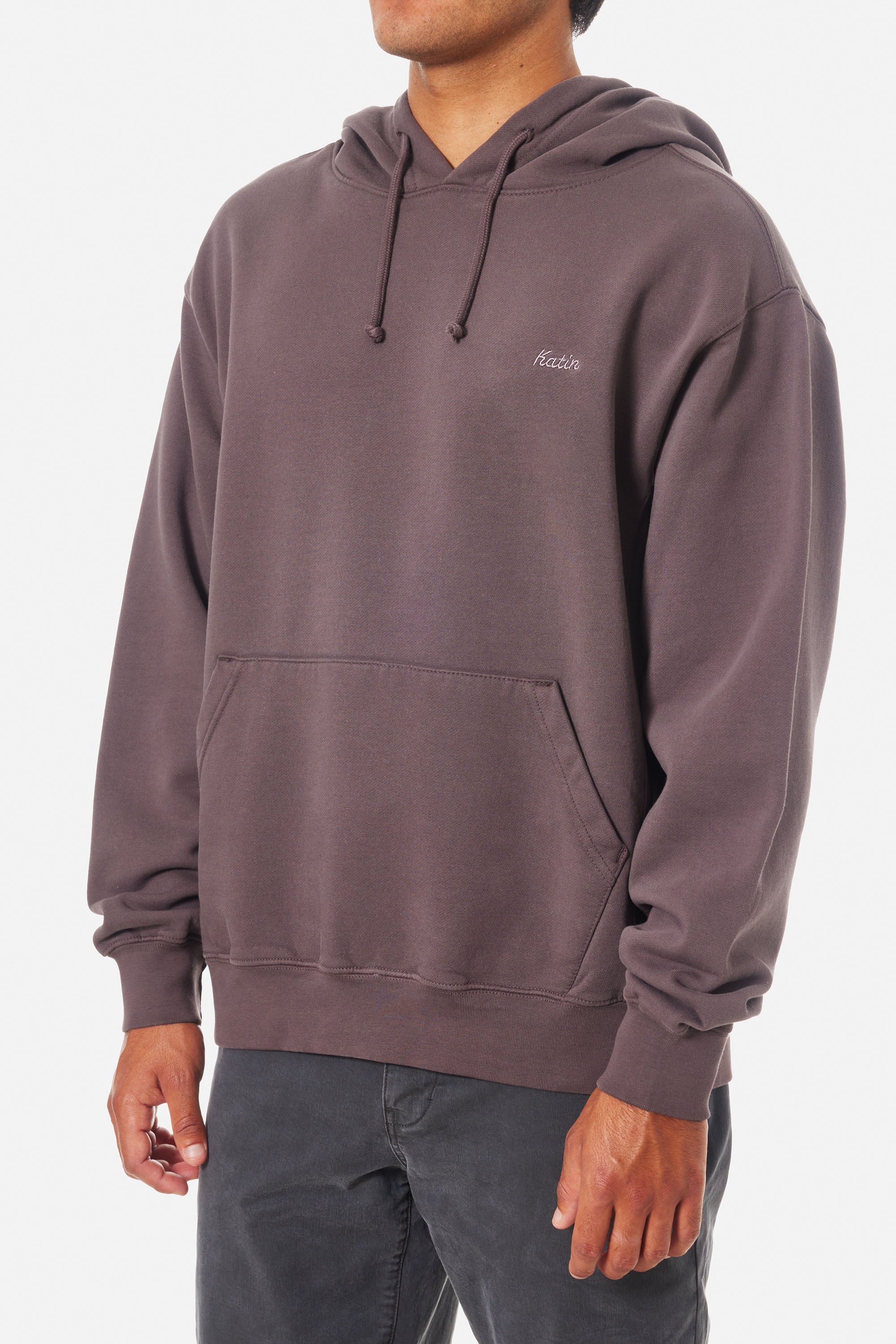 Embroidered Hoodie, Dark Auralite