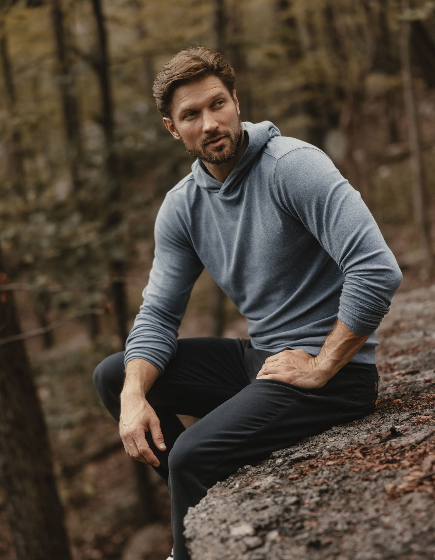 Puremeso Everyday Hoodie Slate Blue