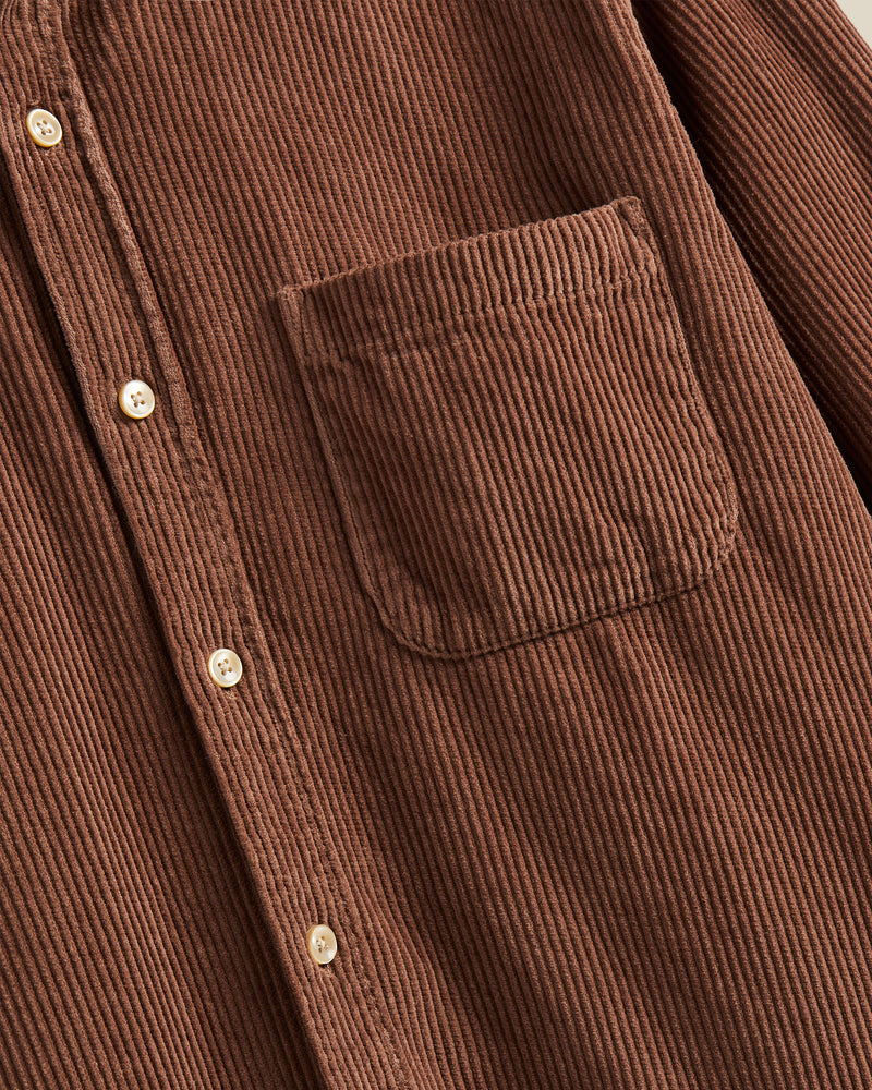 Lobo Corduroy Shirt Brown