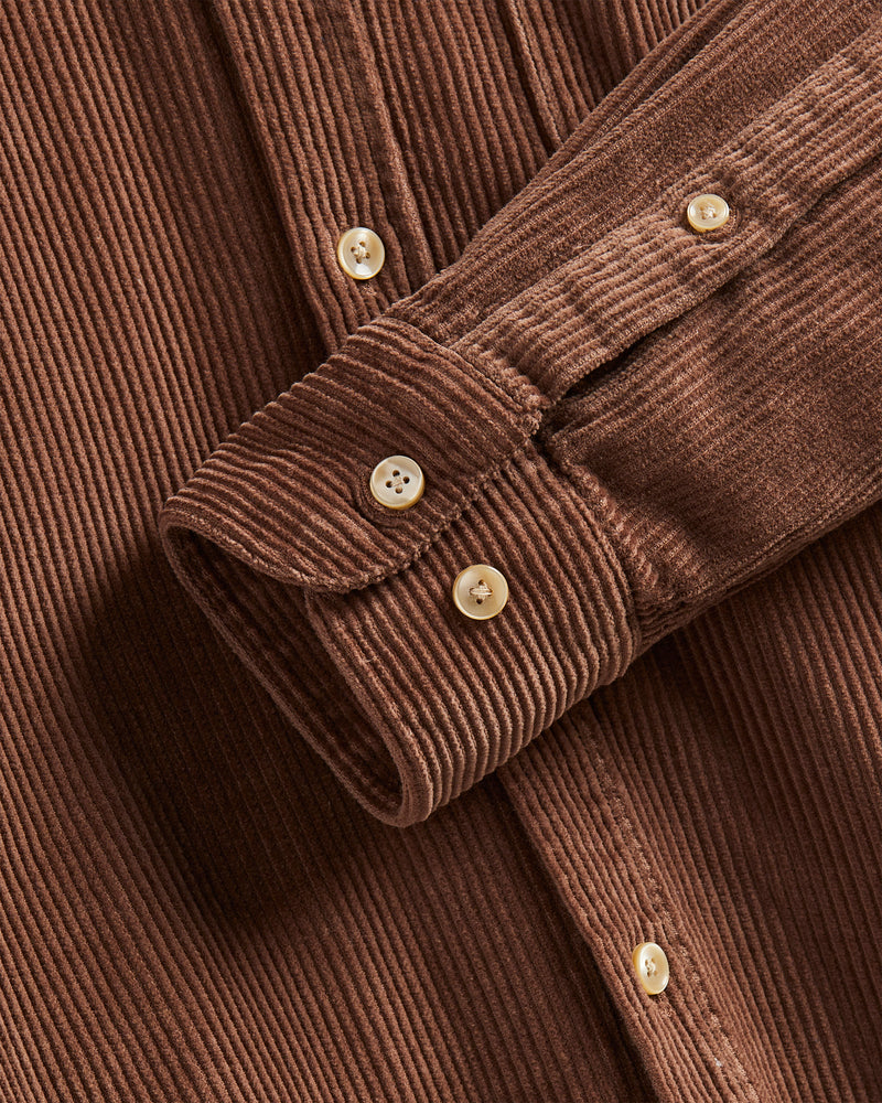 Lobo Corduroy Shirt Brown