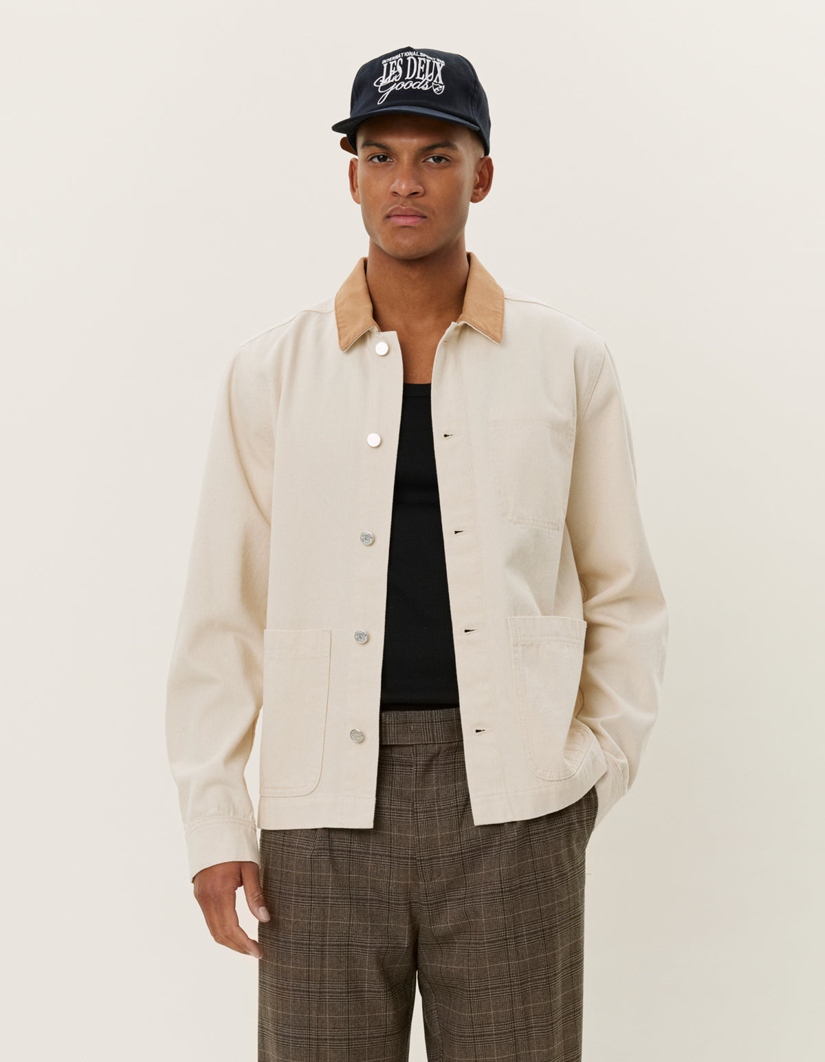 Layton Denim Overshirt 2.0 Ivory