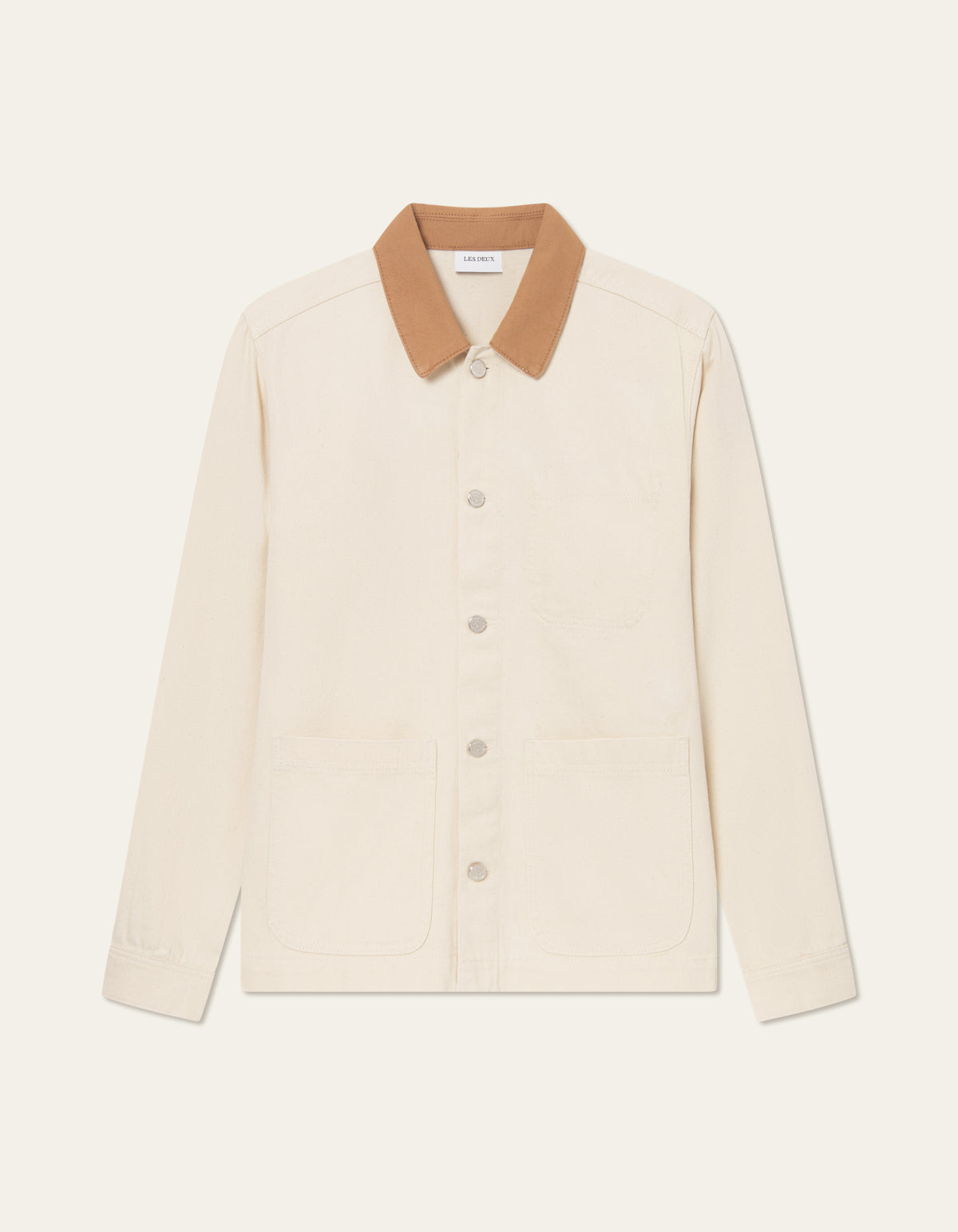 Layton Denim Overshirt 2.0 Ivory