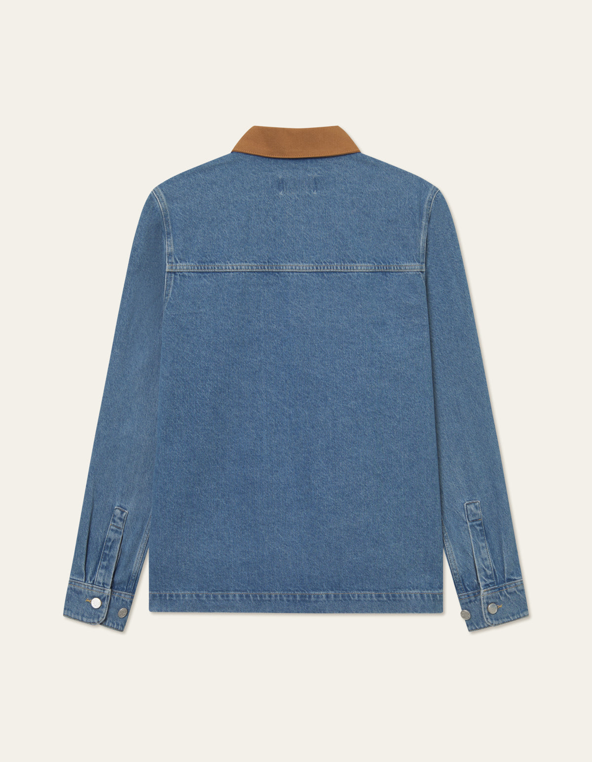 Layton Washed Denim Overshirt 2.0 Light Denim Blue