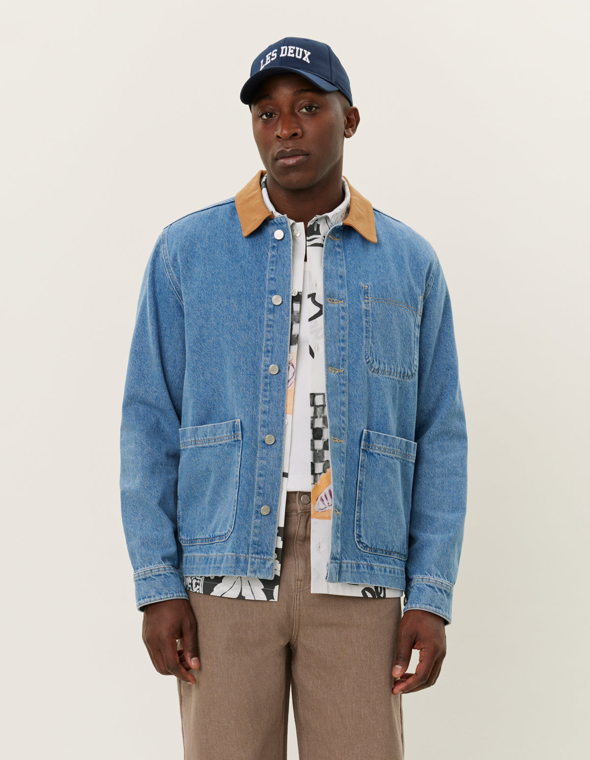 Layton Washed Denim Overshirt 2.0 Light Denim Blue