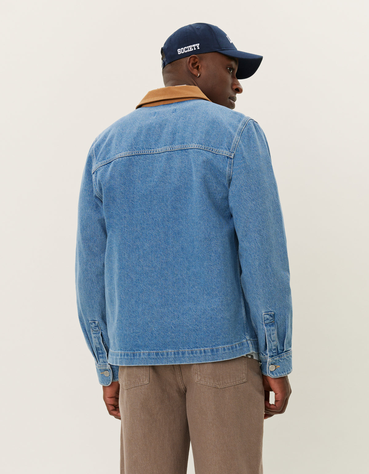 Layton Washed Denim Overshirt 2.0 Light Denim Blue