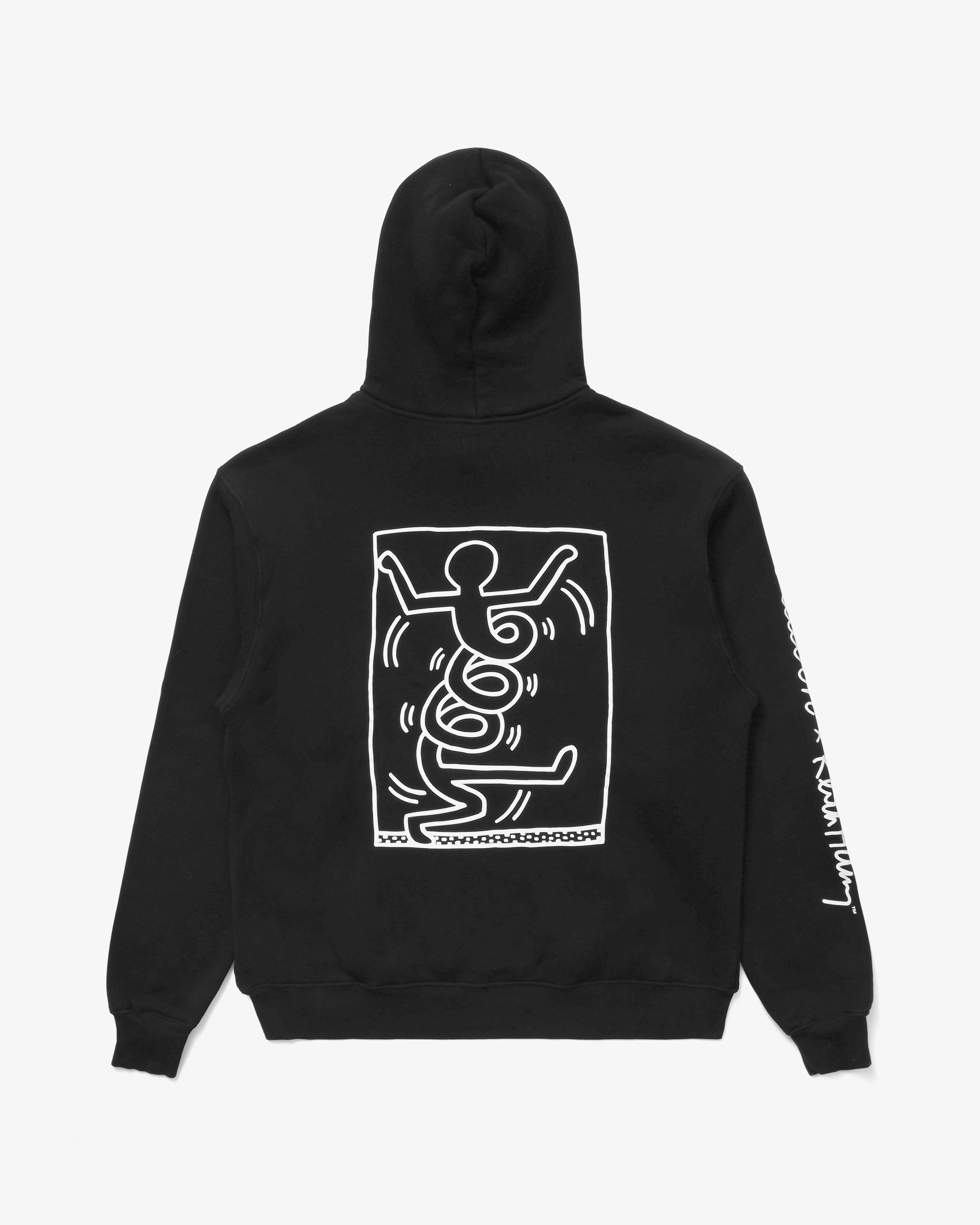 Malbon x Keith Haring Hoodie in Black