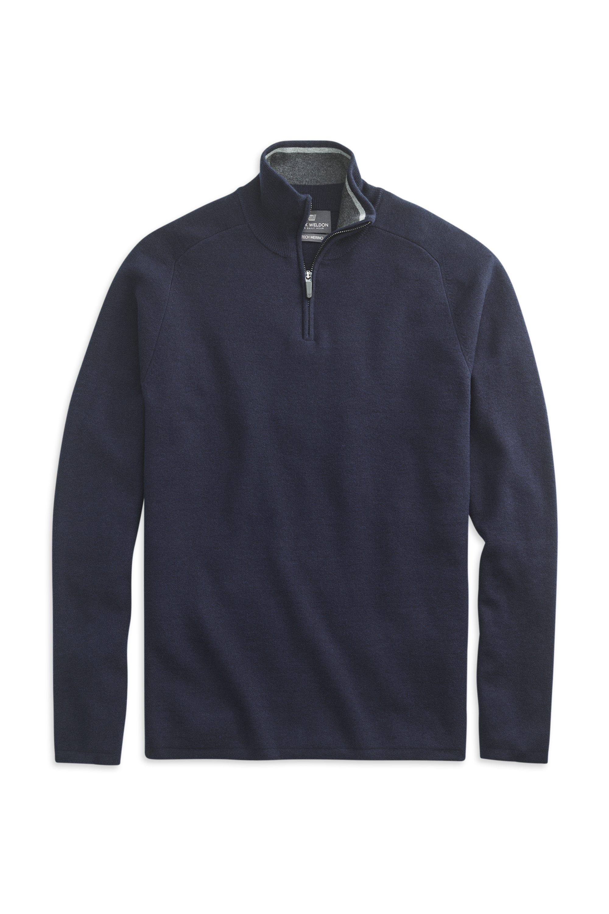 Tech Merino Half-Zip Sweater in Total Eclipse