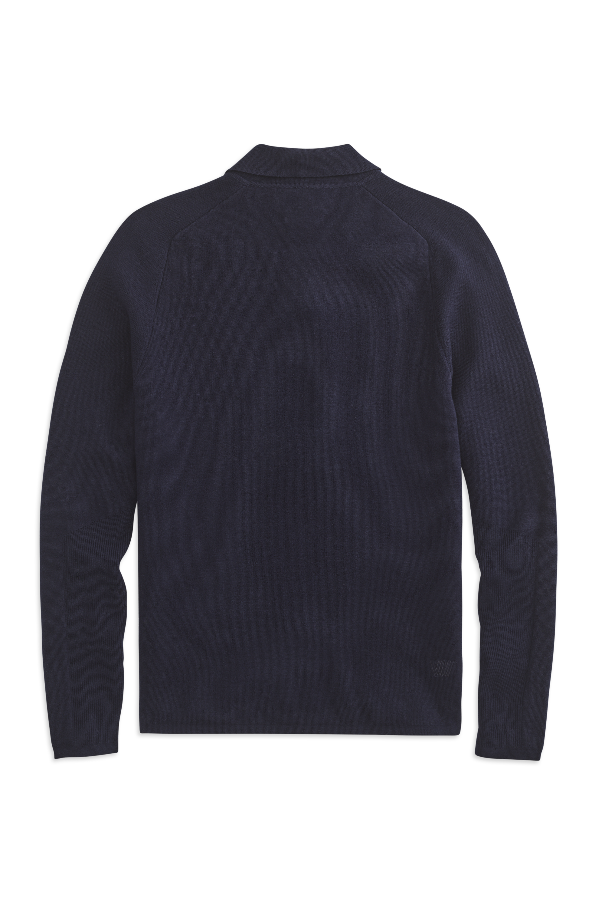 Tech Merino Sweater Polo in Total Eclipse