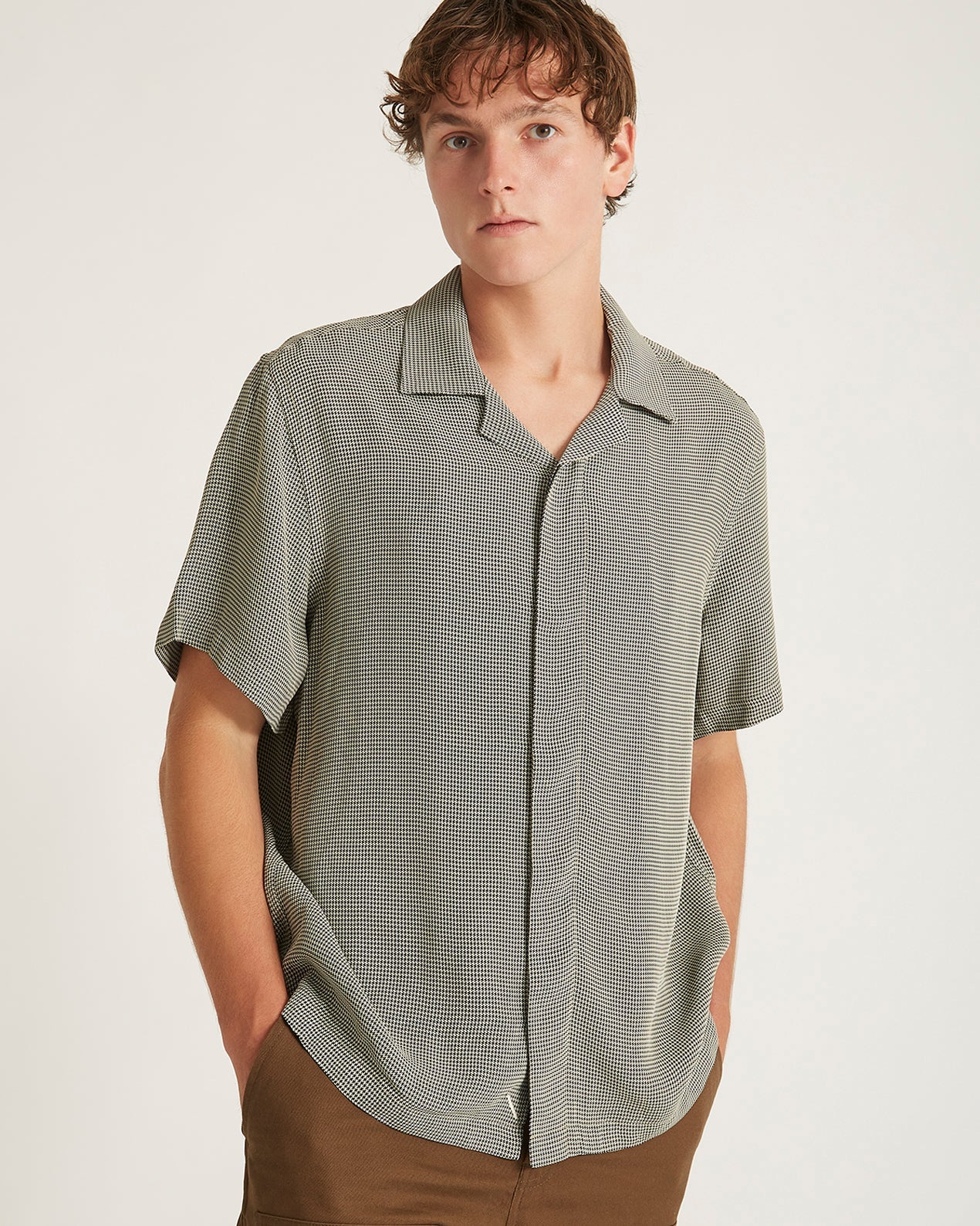 York Mini Houndstooth Shirt Bungee