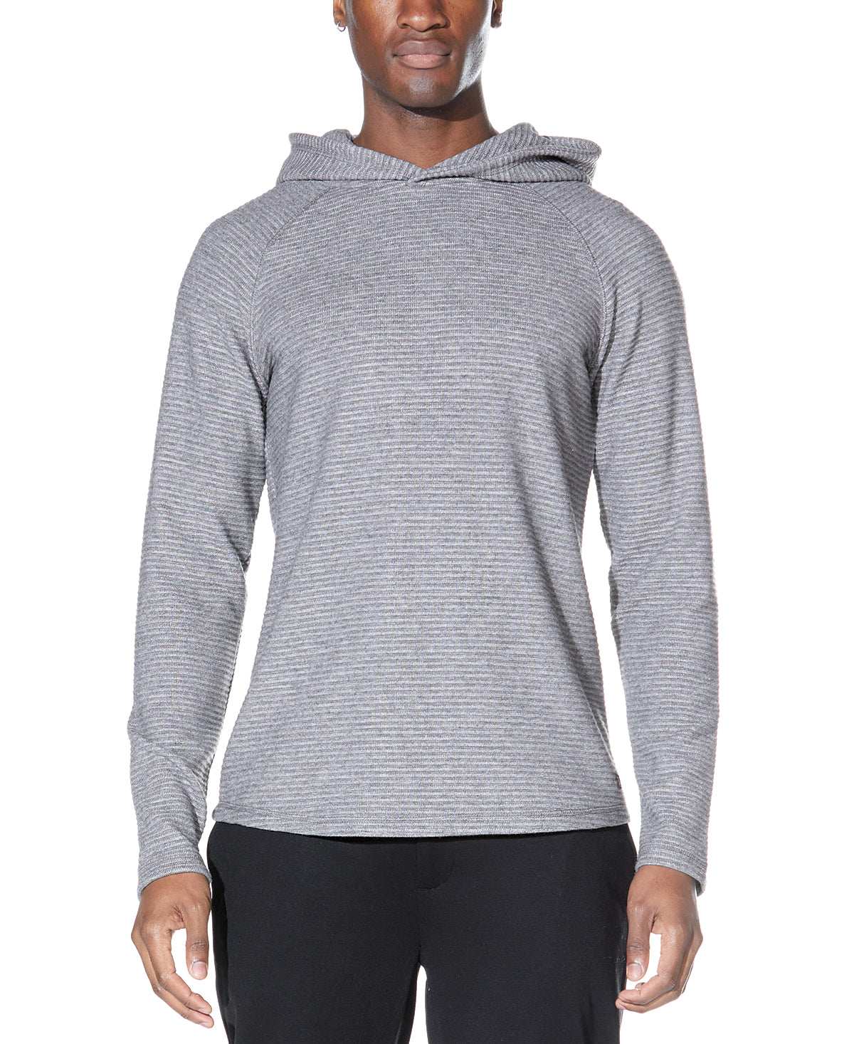 Wolfe Knit Hoodie in Heather Charcoal