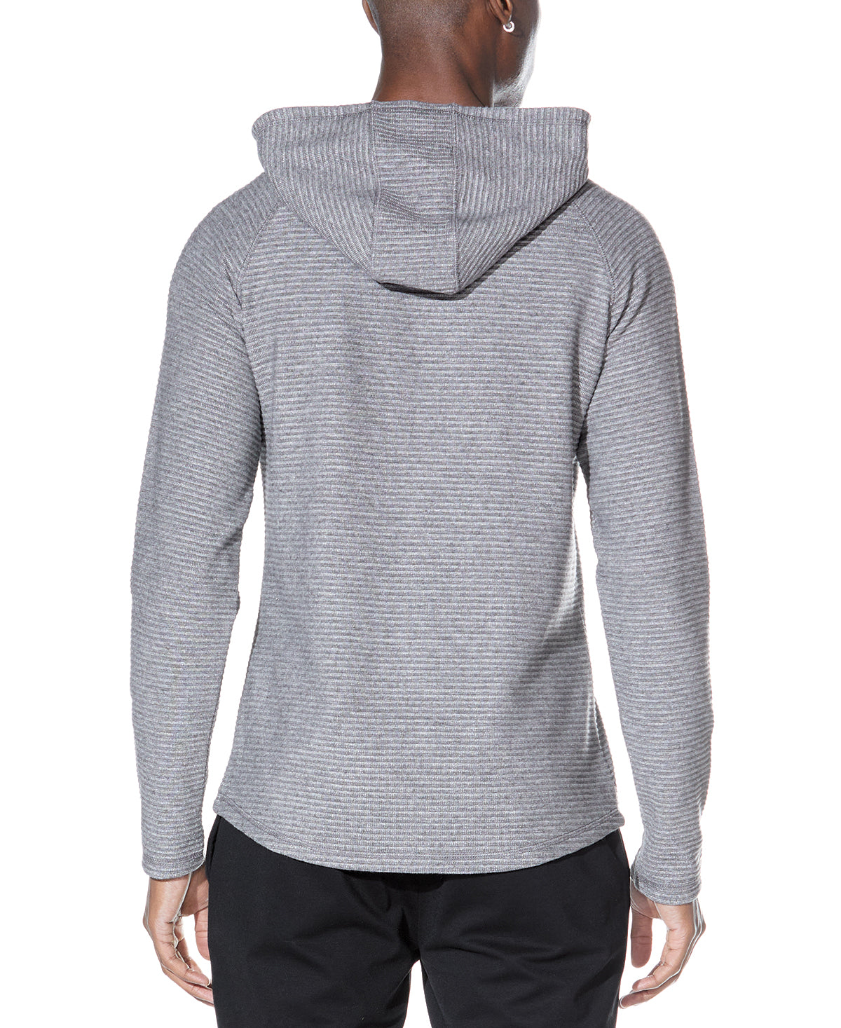 Wolfe Knit Hoodie in Heather Charcoal