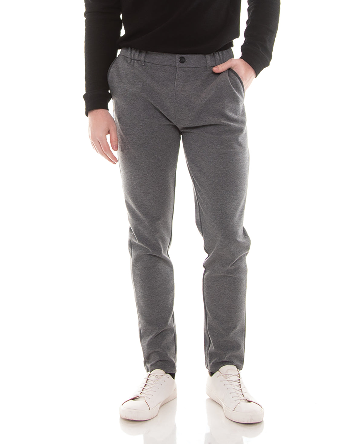 Gano Slim Trousers Gray