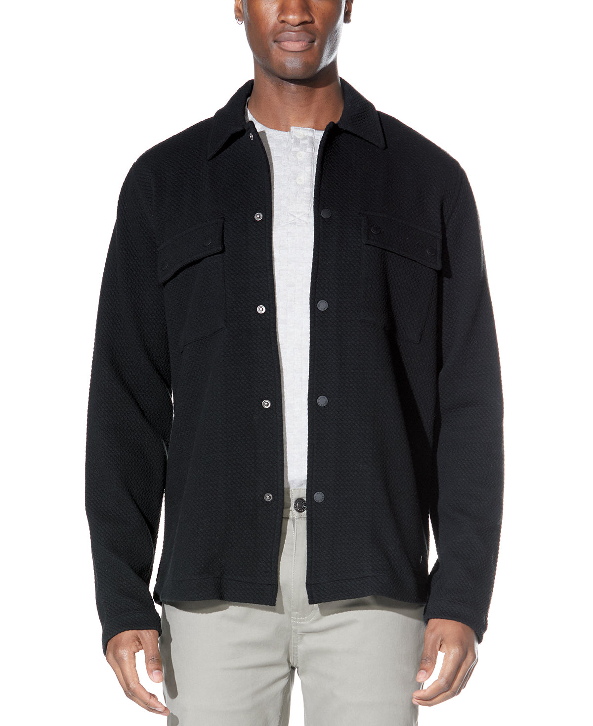 Bennett Shirt Jacket in Black