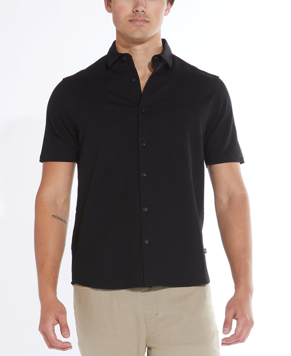 Worley Knit Shirt Black