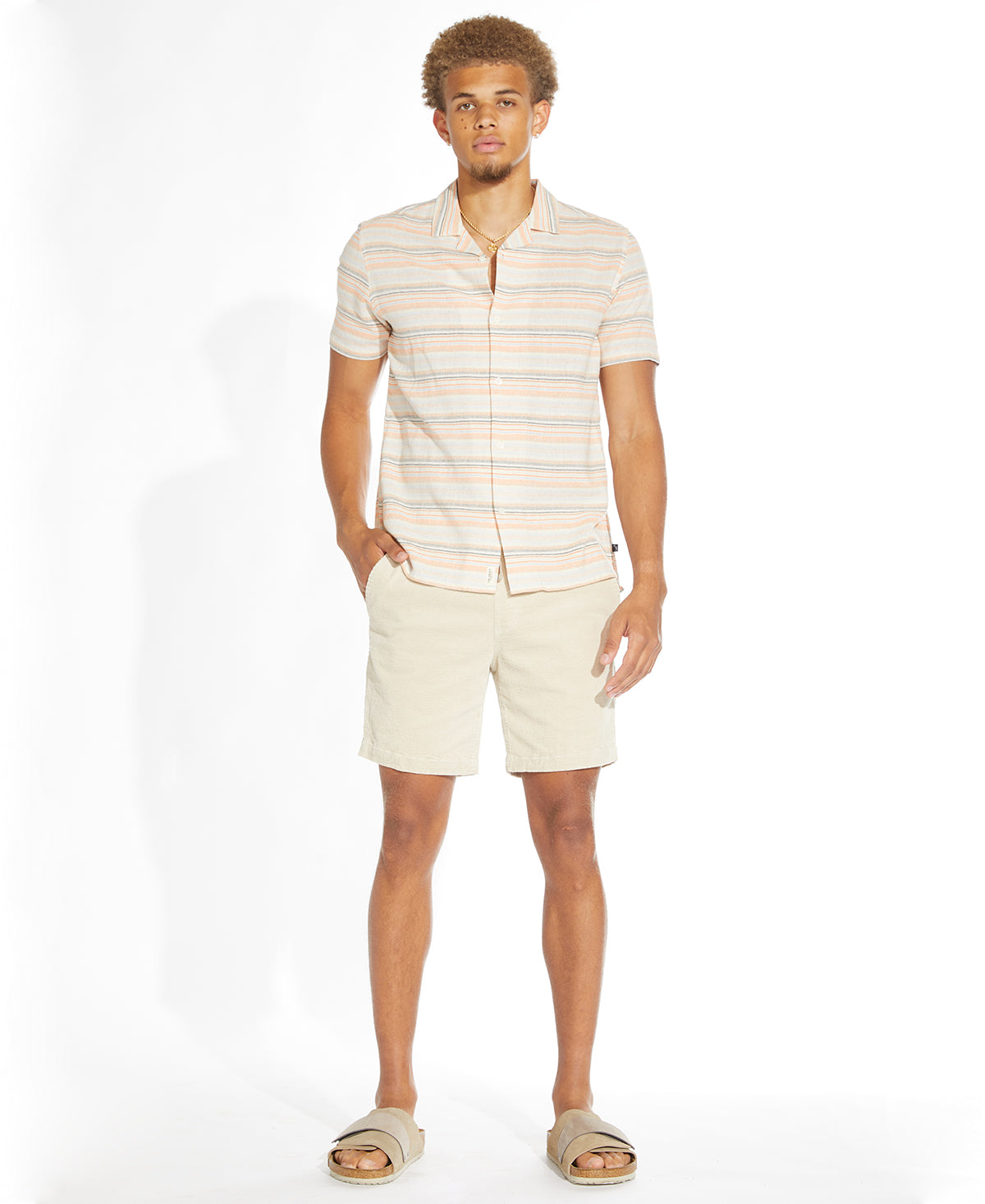 Chet Stretch Corduroy Short Stone