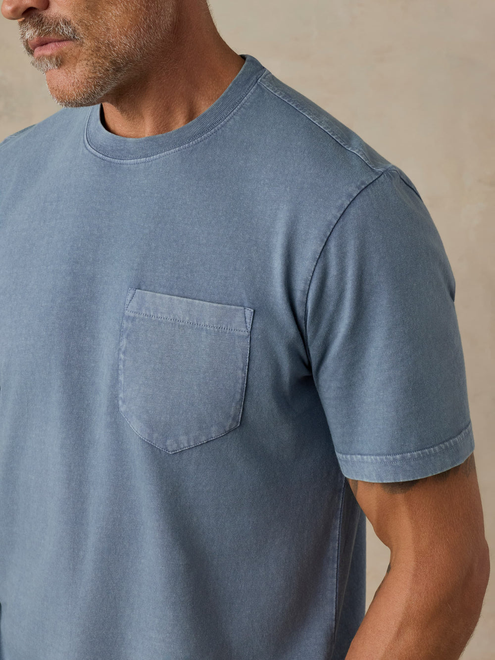 Recycled Cotton Tee Bayside Blue