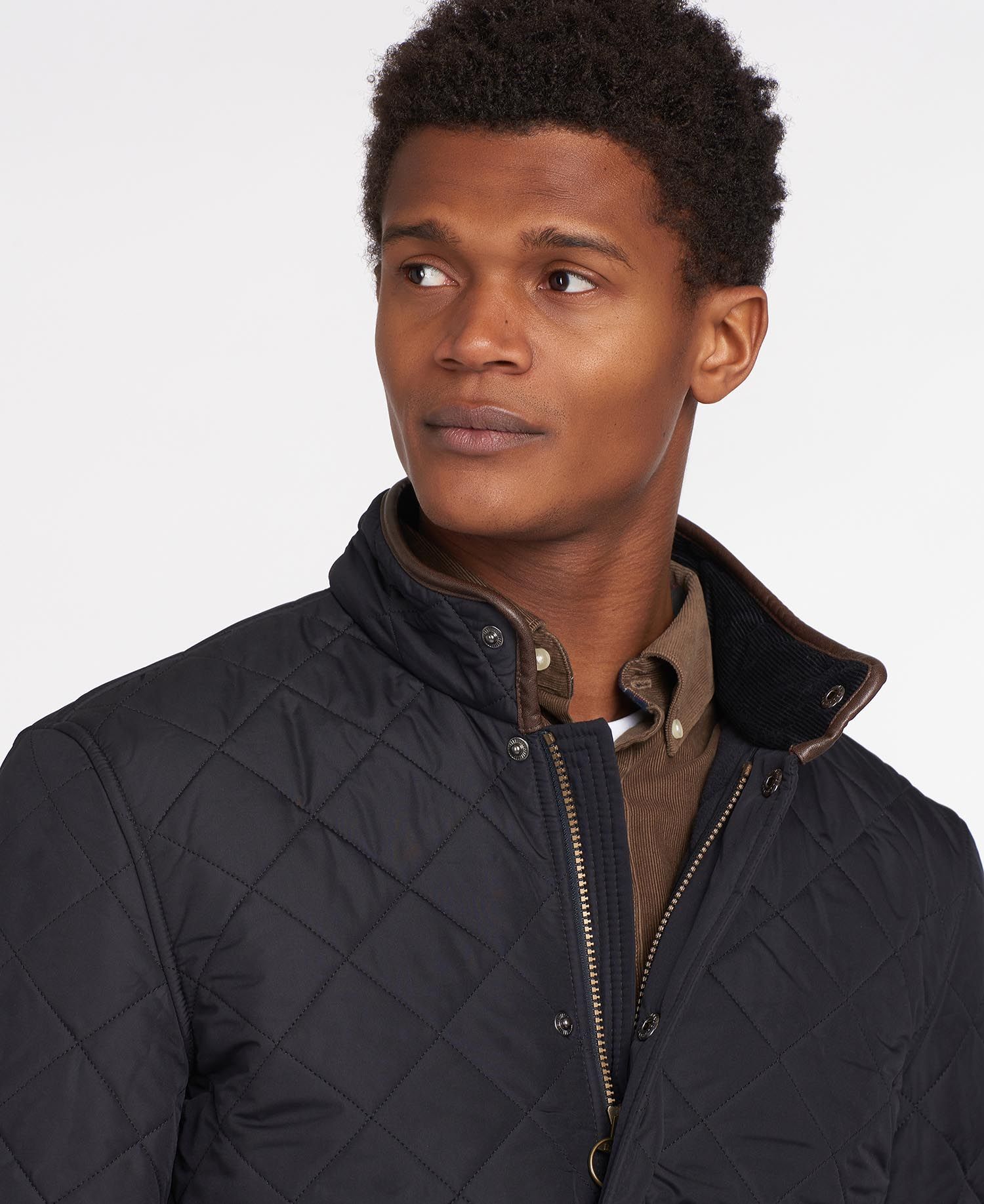 Powell Quilted Jacket in Navy