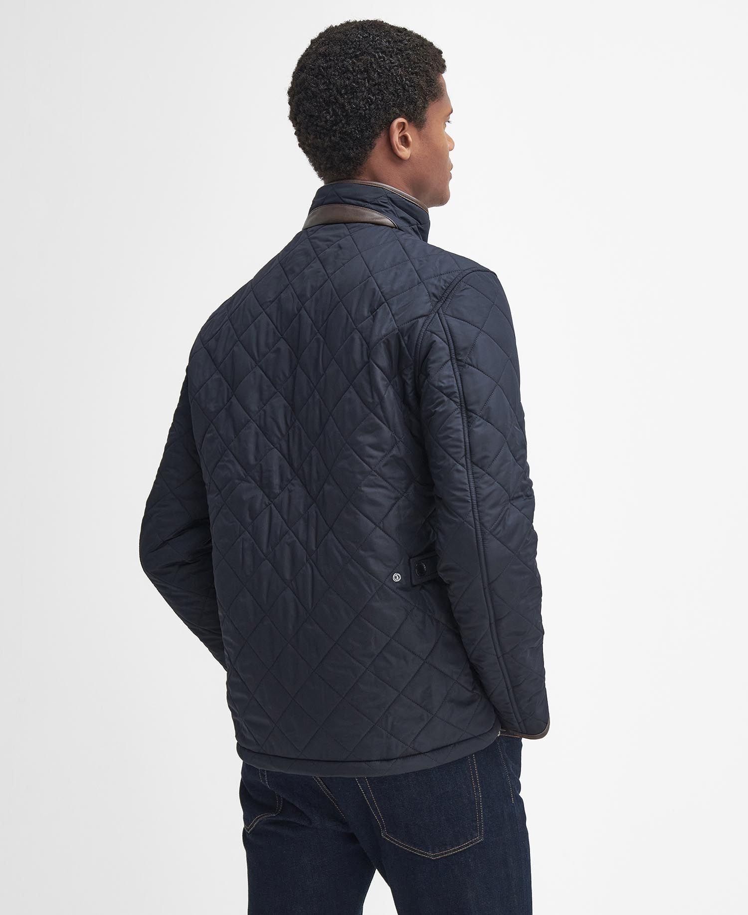 Powell Quilted Jacket in Navy