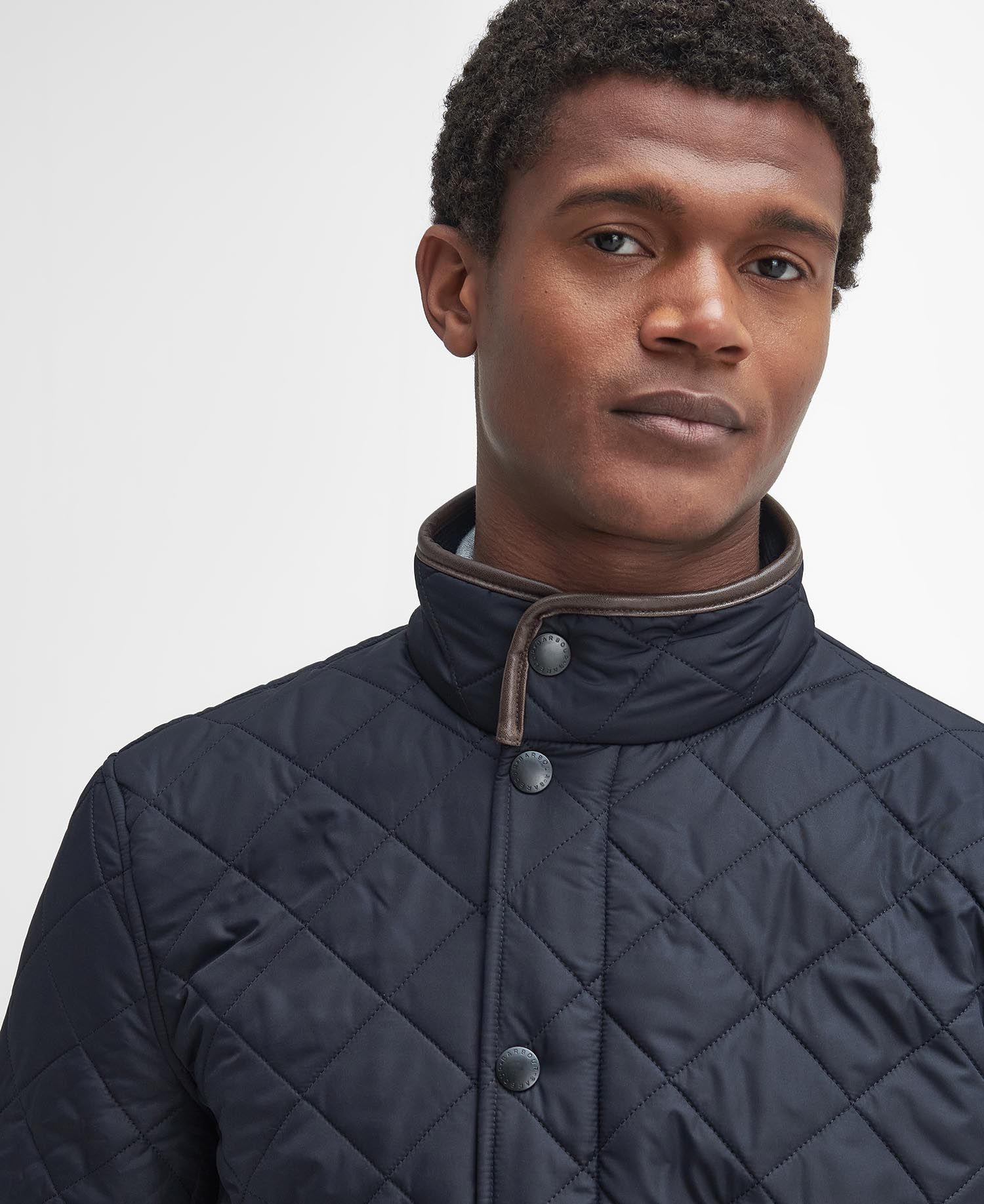 Powell Quilted Jacket in Navy