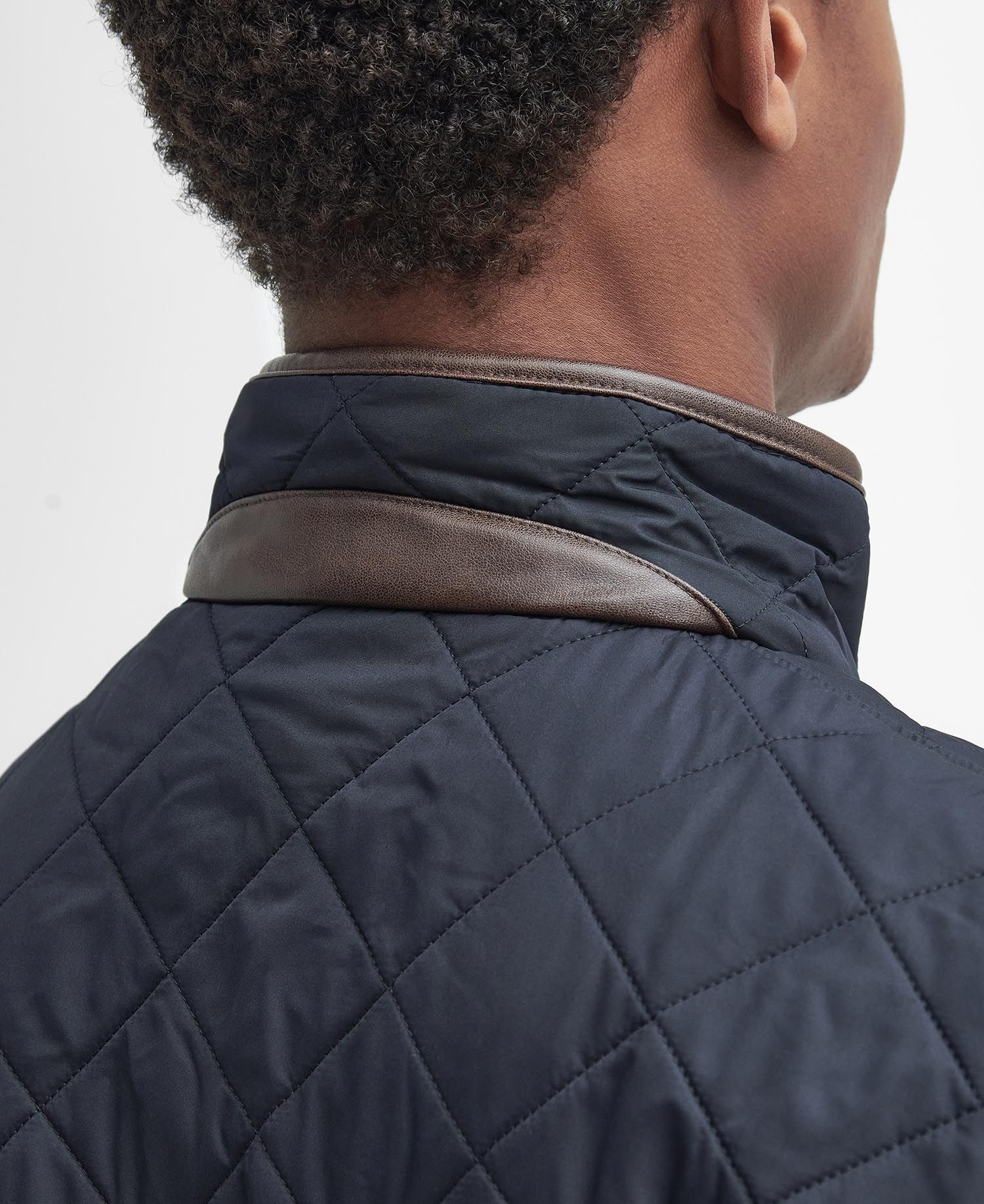 Powell Quilted Jacket in Navy