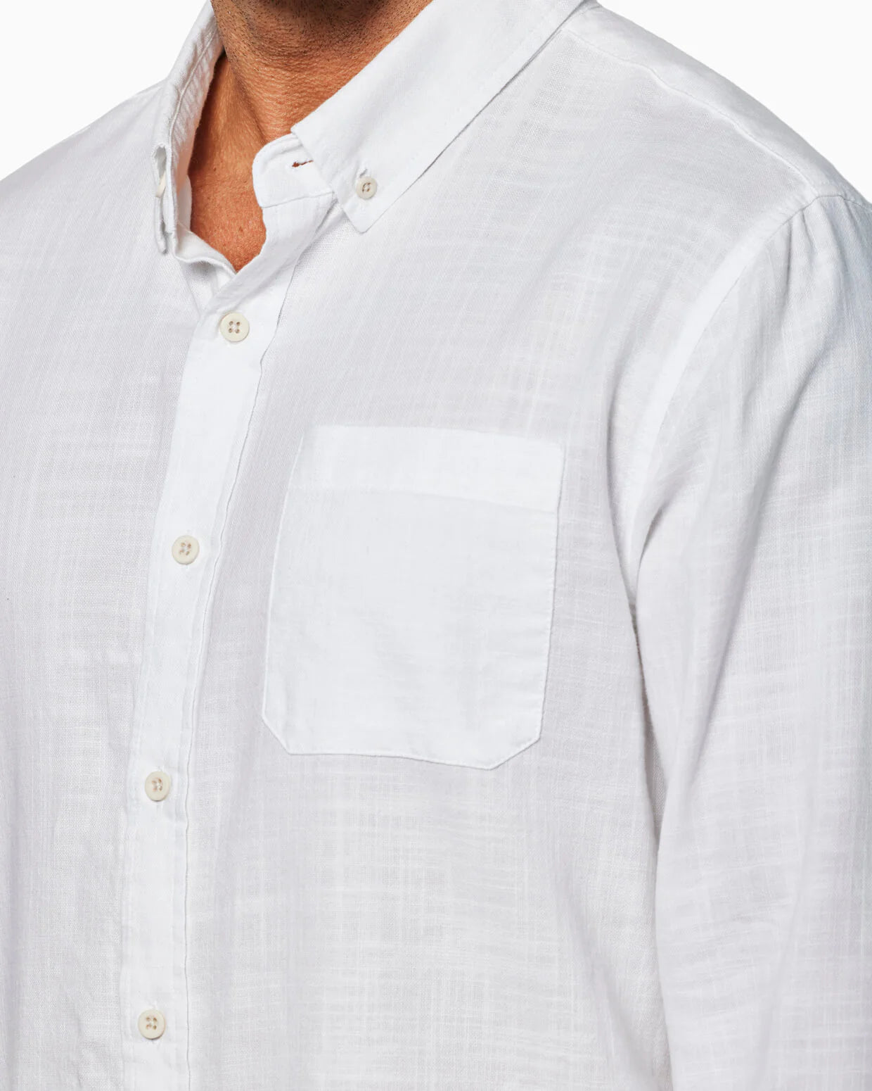 Breezeway Long Sleeve Shirt Washed White