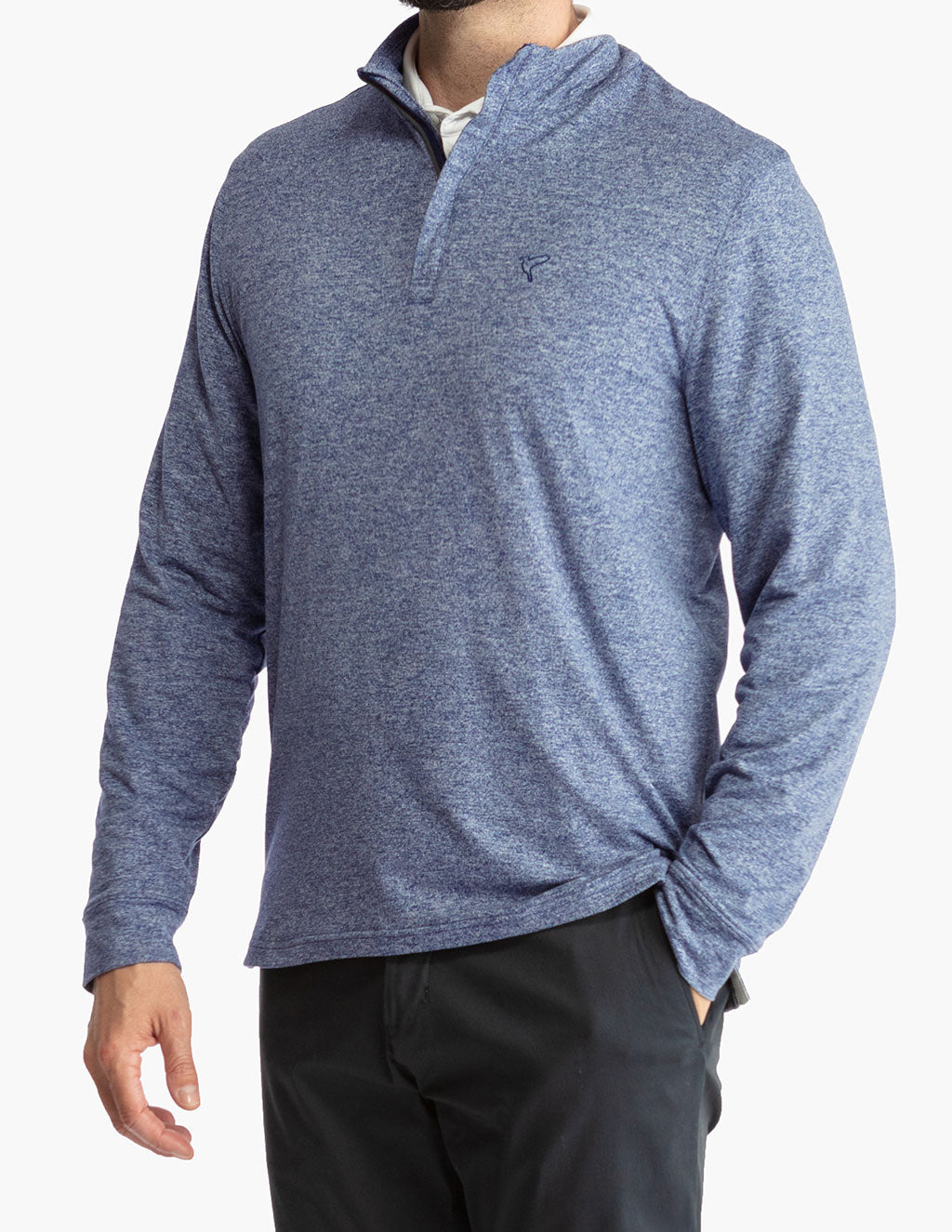 Ash Stretchum Lined 1/4 Zip Ash Stretchum