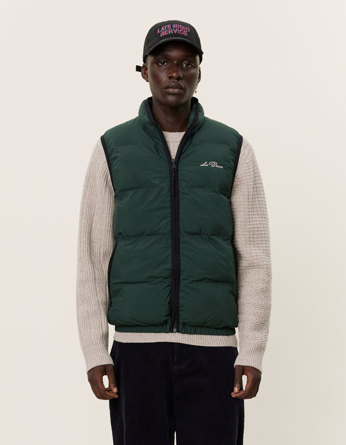 Newport Padded Vest Pine Green