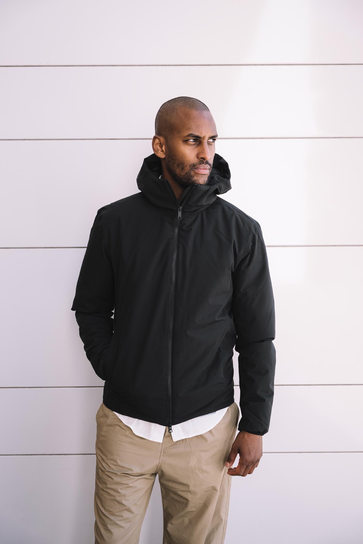 Nimbus Thinsulate Hooded Jacket in Onyx