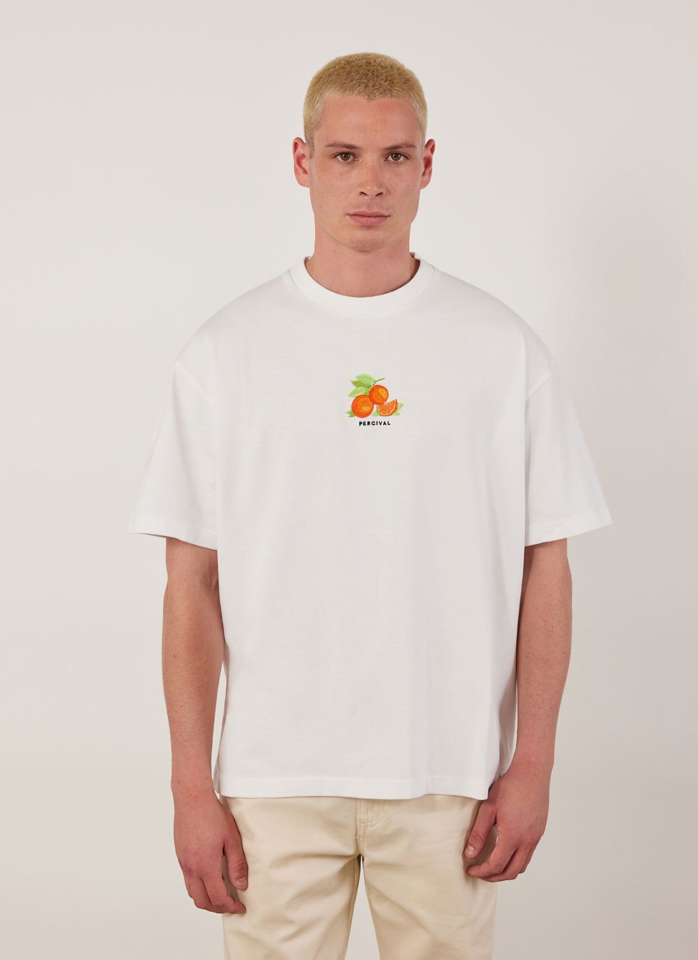 Oranges Oversized Tee White