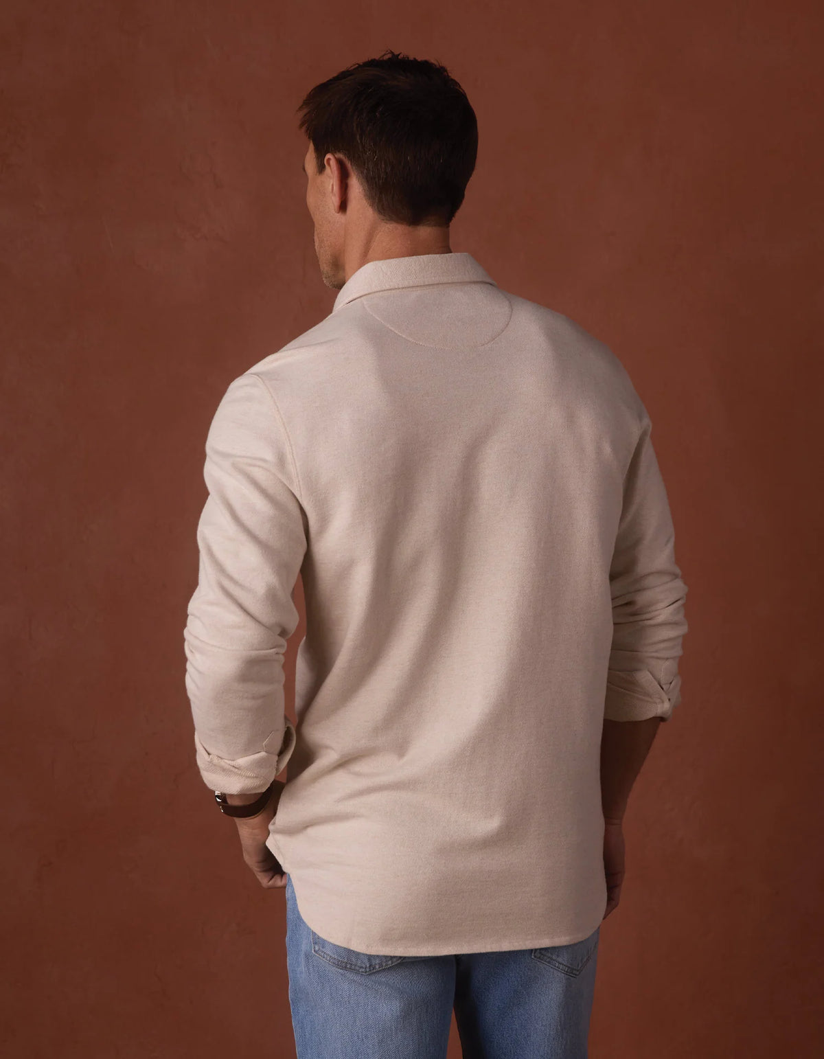 Textured Knit Everyday Shirt Birch