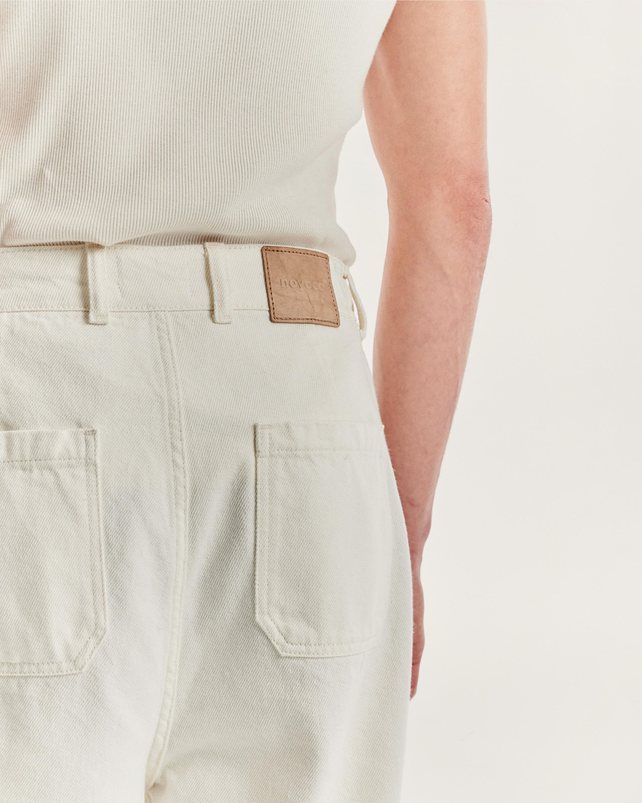 Calder Cotton Twill Pant Ecru