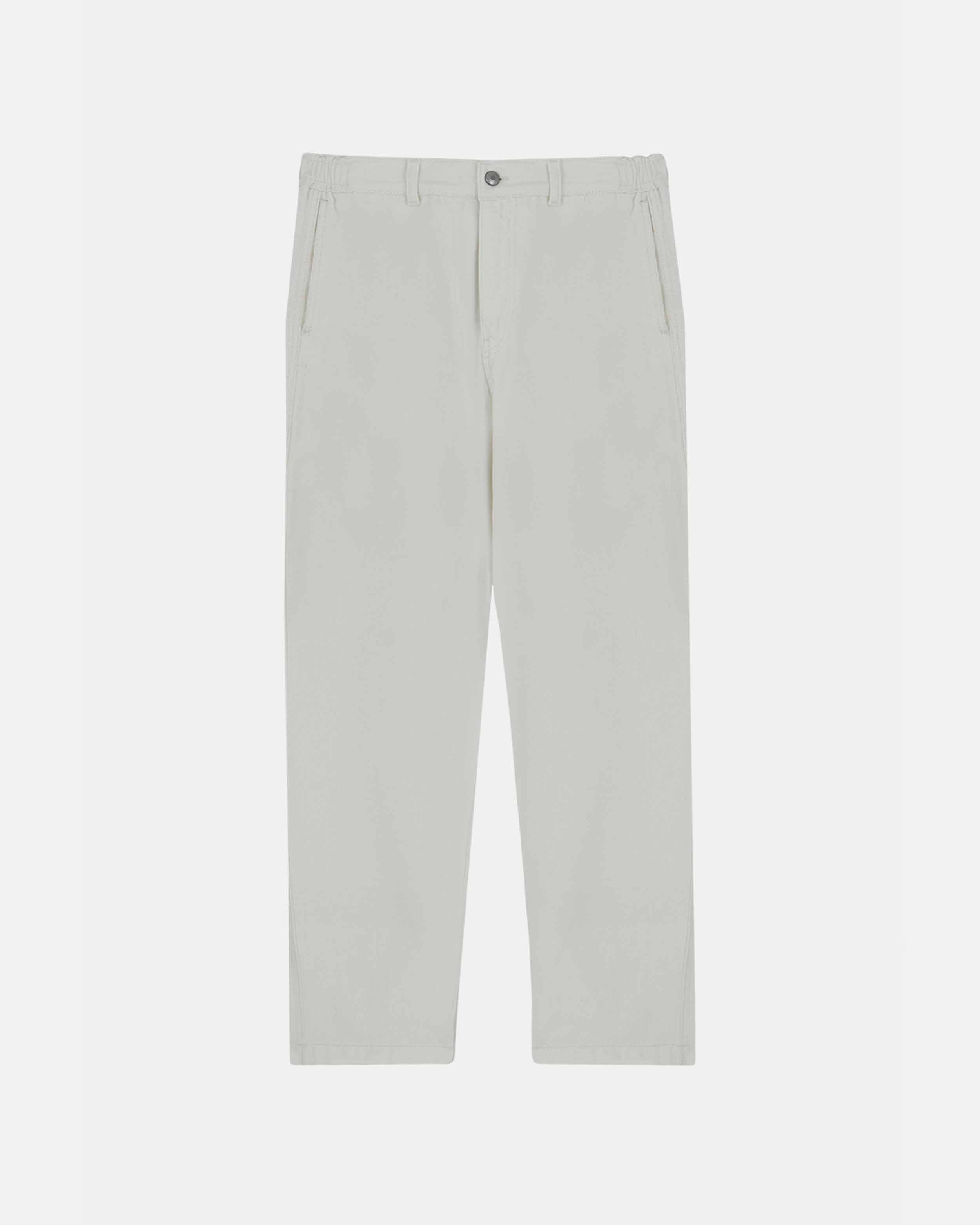 Calder Cotton Twill Pant Ecru