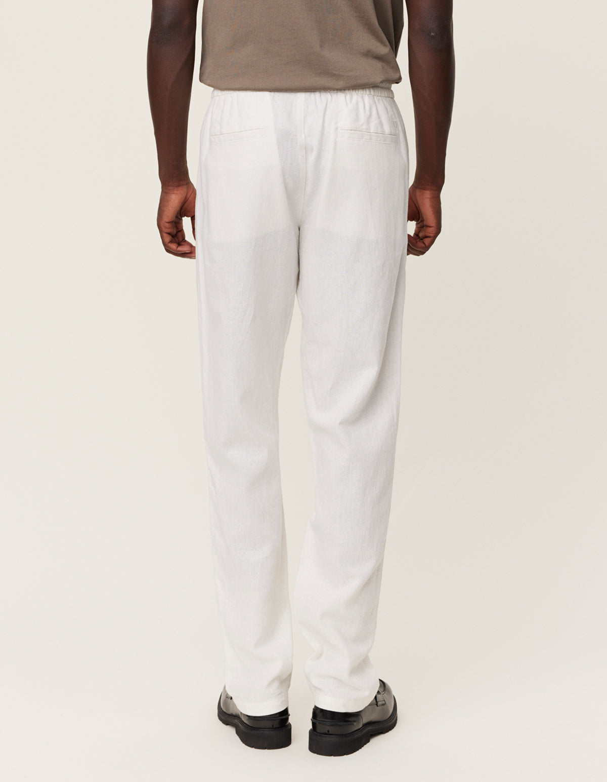 Patrick Linen Pants White