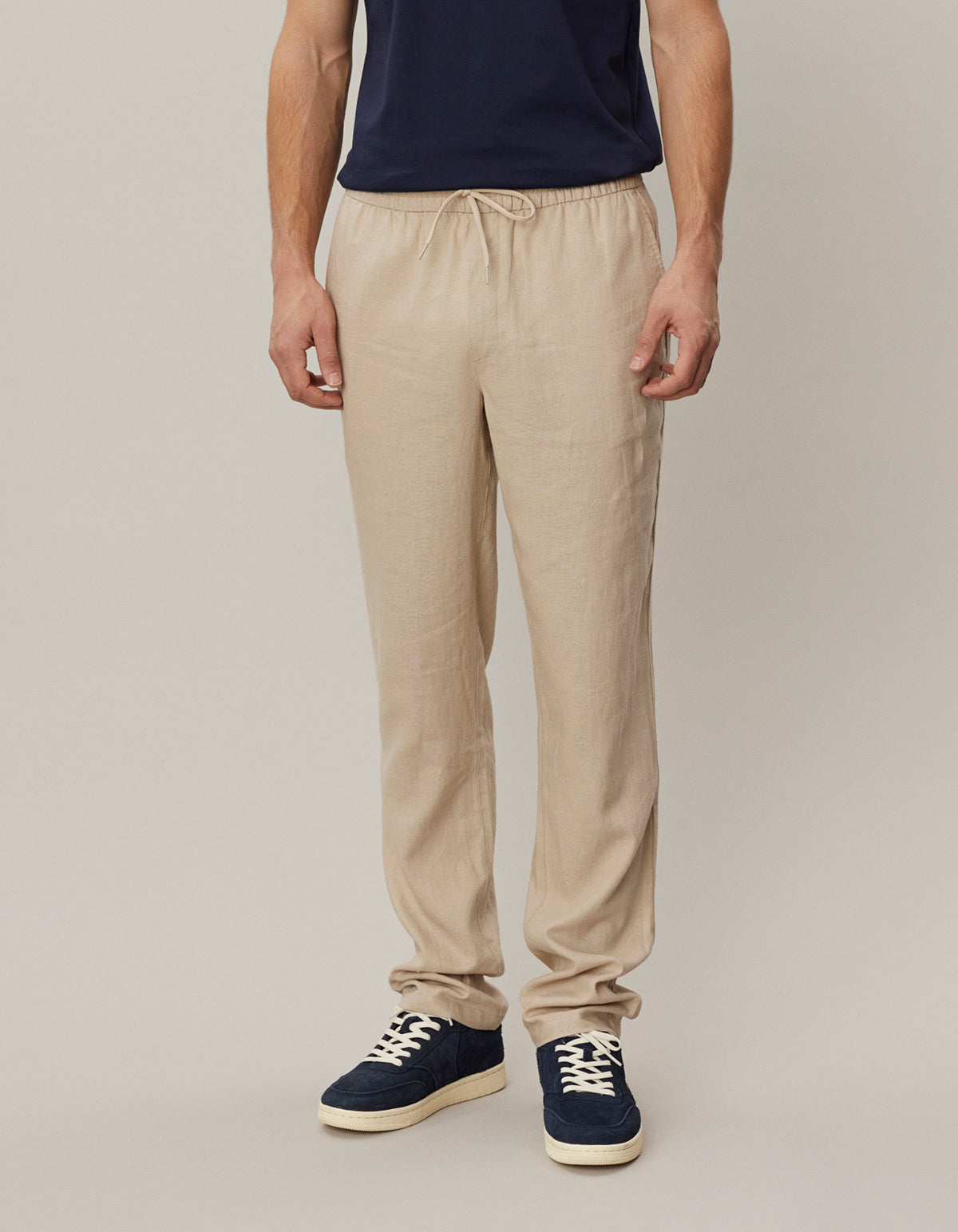 Patrick Linen Pants Light Desert Sand