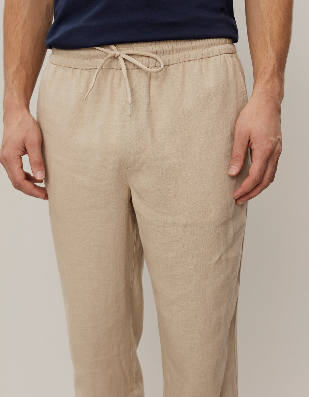 Patrick Linen Pants Light Desert Sand