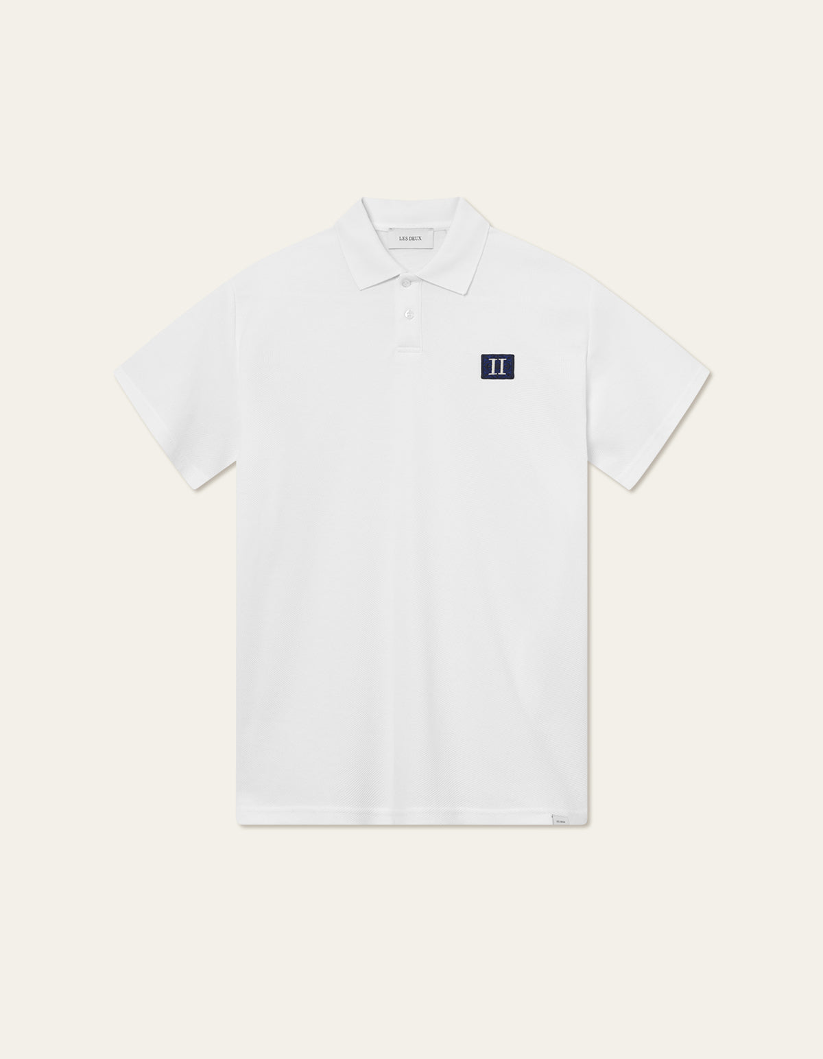 Piece Pique Polo Pacific Ocean White