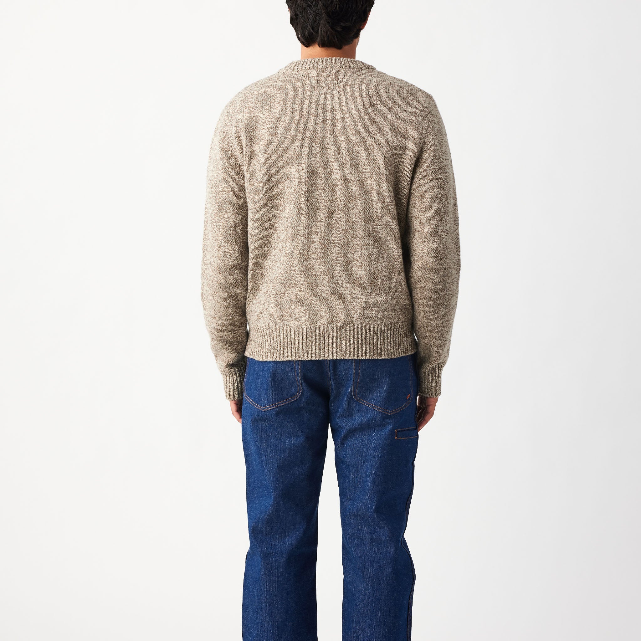 Wharf Knit Sweater, Salt & Pepper
