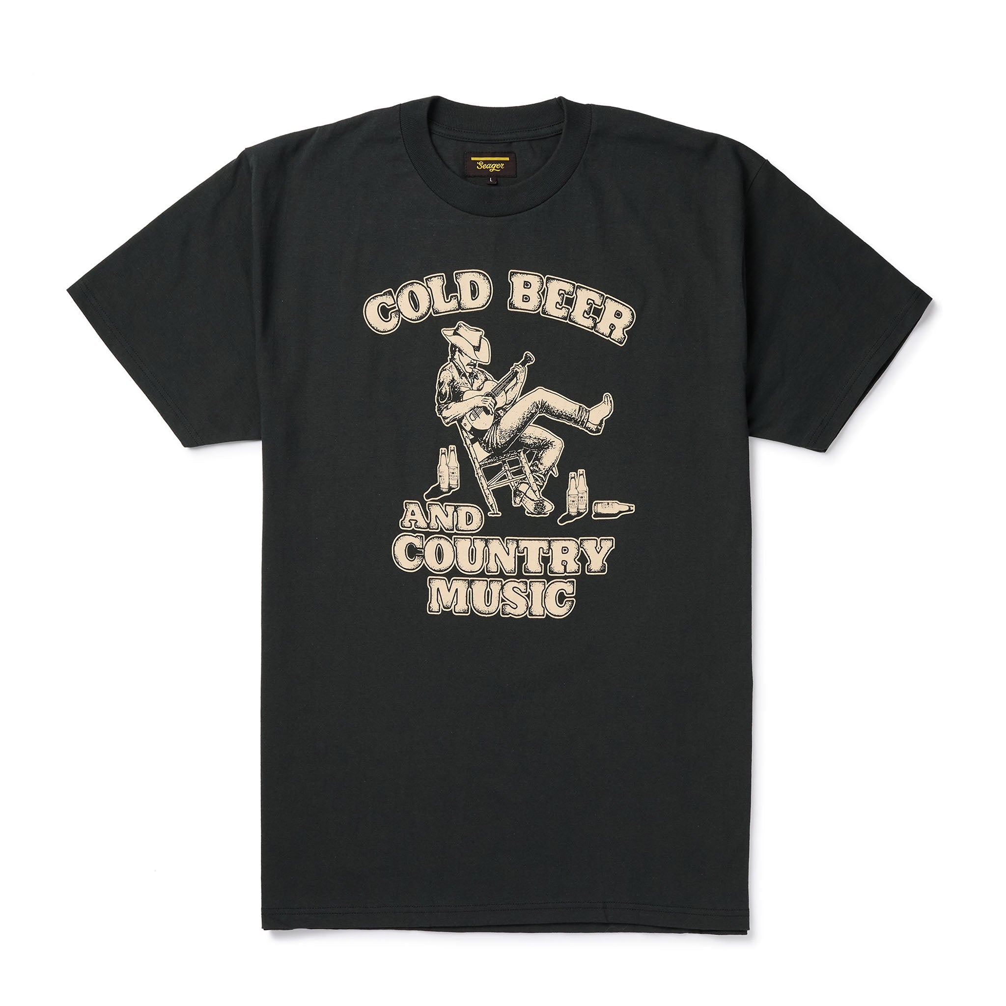Country Music Tee, Vintage Black